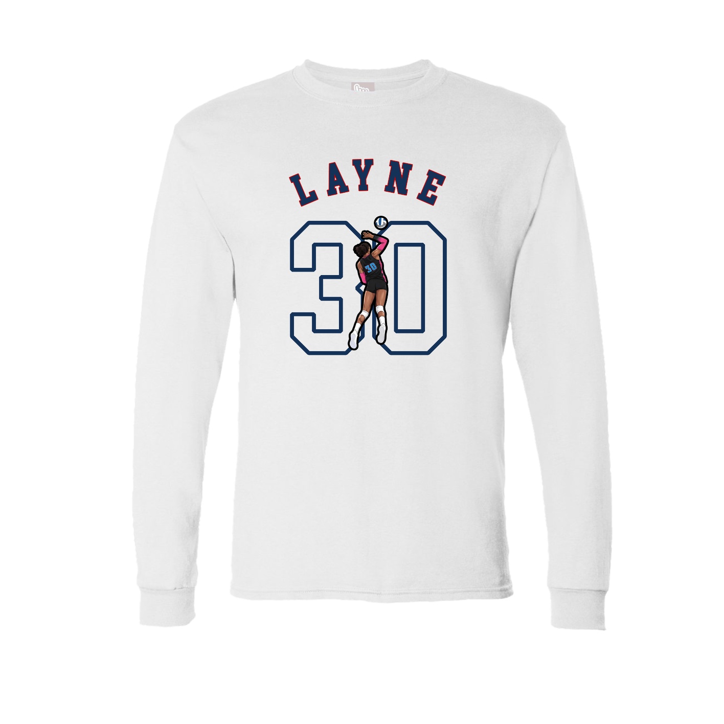 Long Sleeve Tee — Shirsey Arch in White