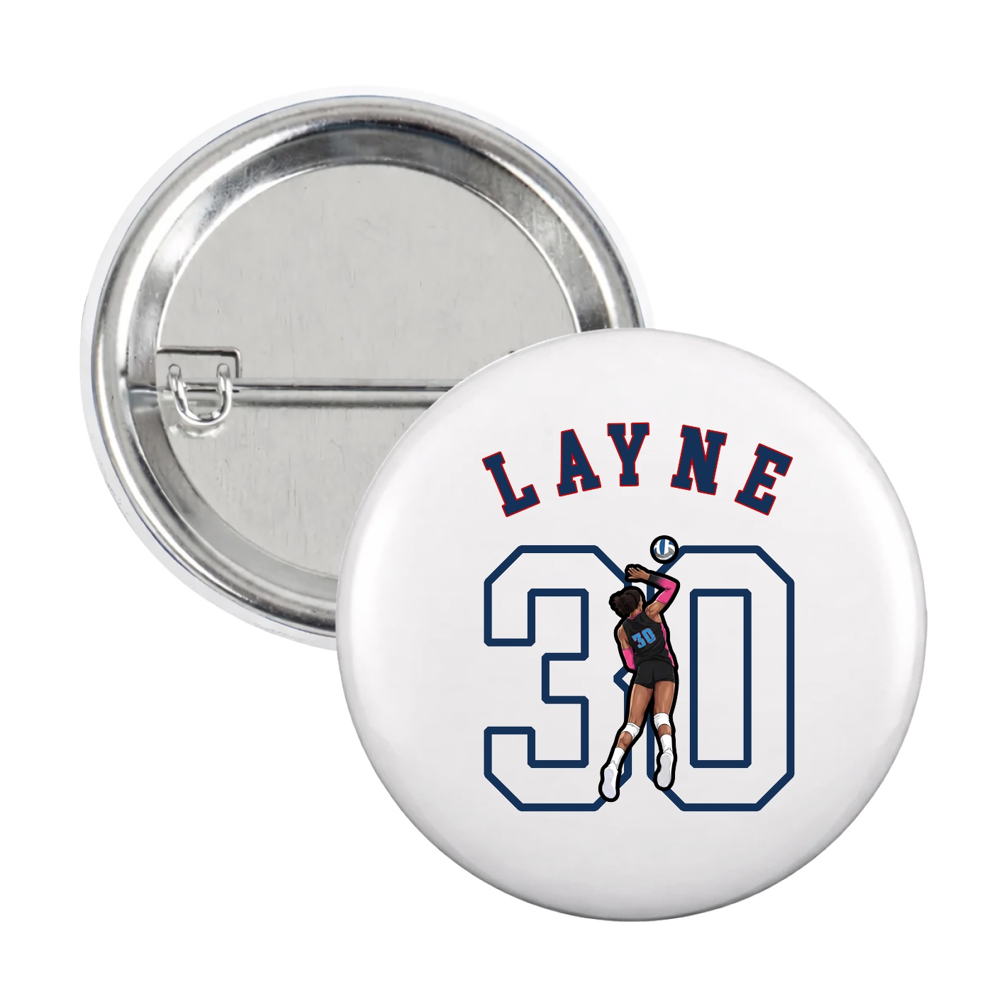 Game Day Button — Shirsey Arch in White