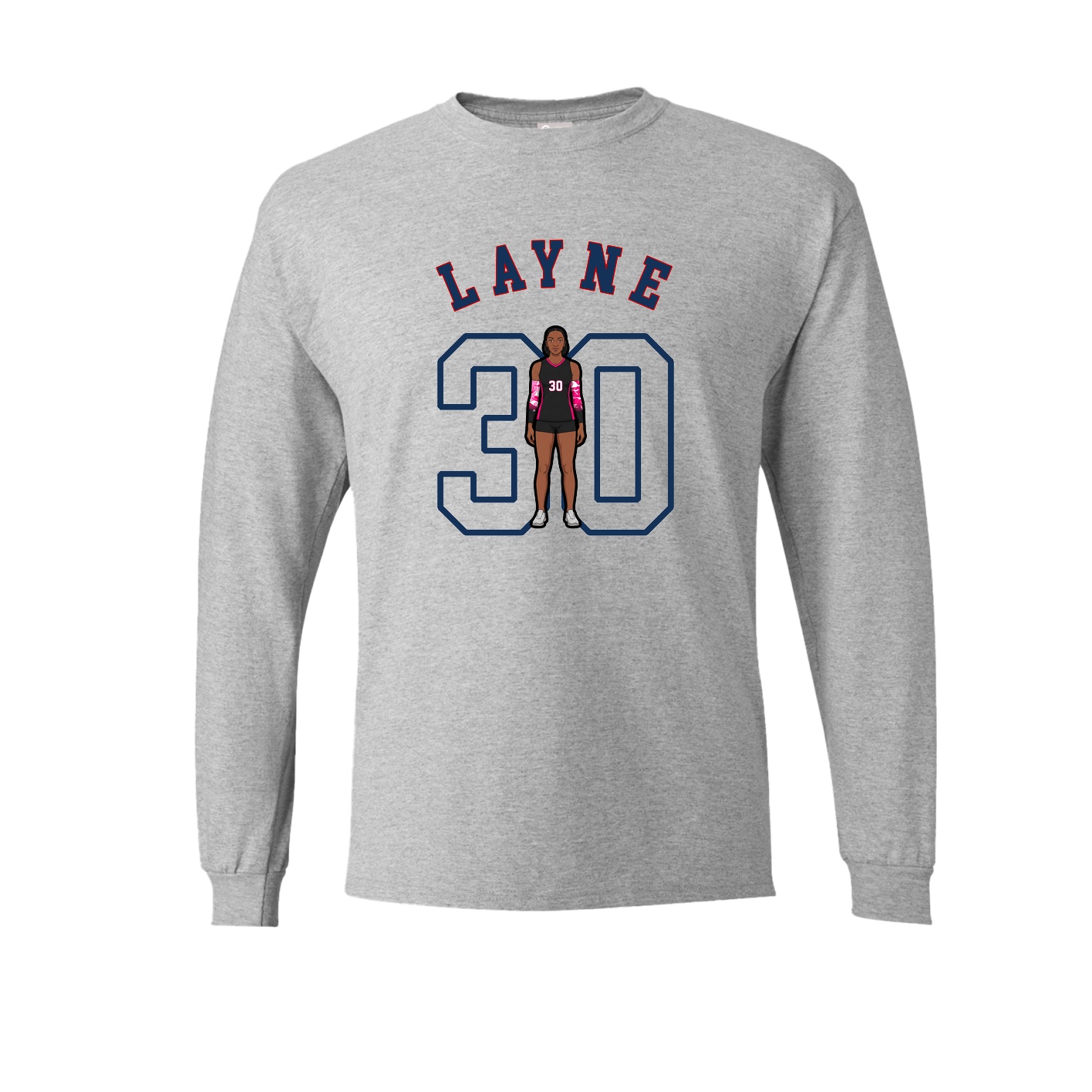Long Sleeve Tee — Shirsey Arch in Grey