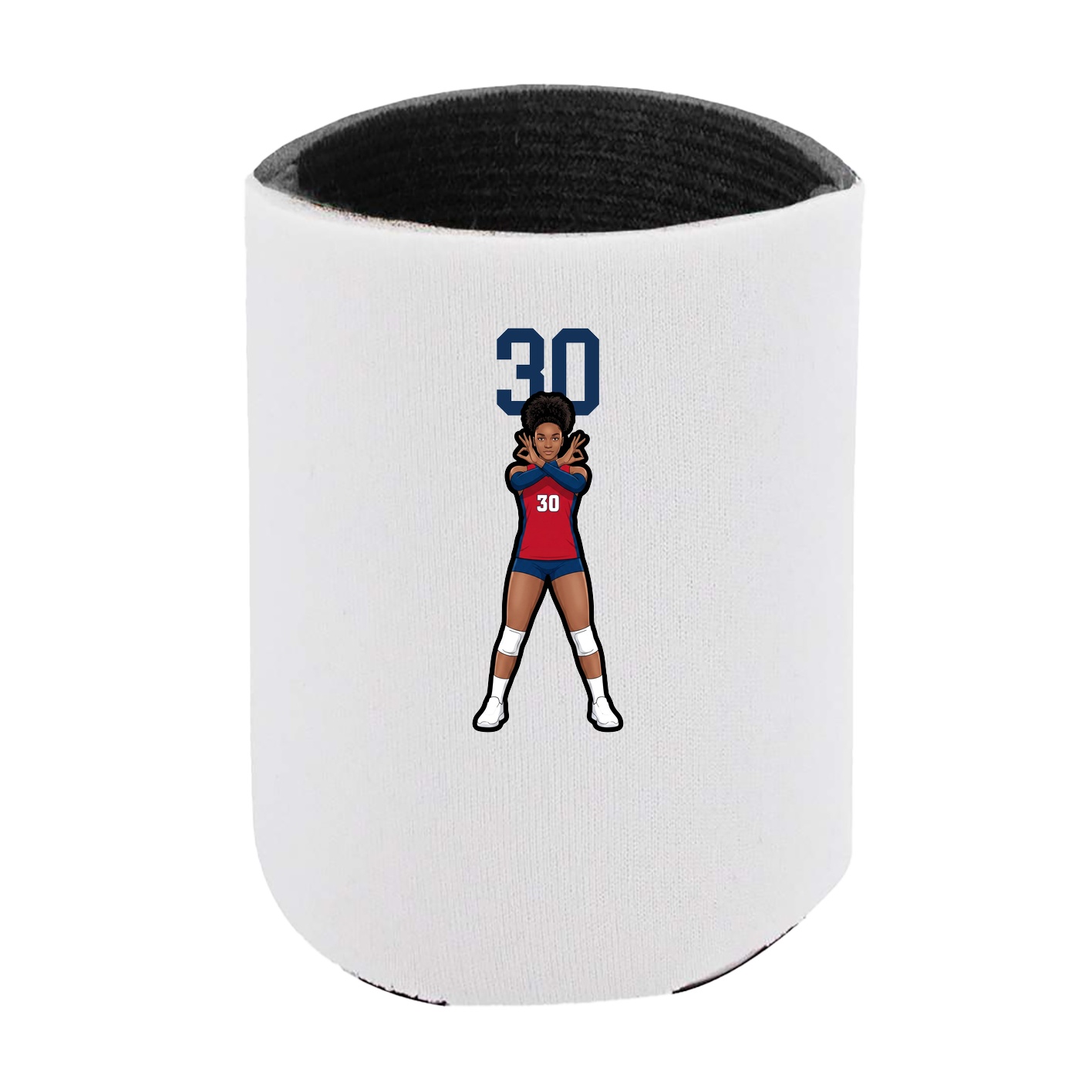 Can Holder — Number Top in White