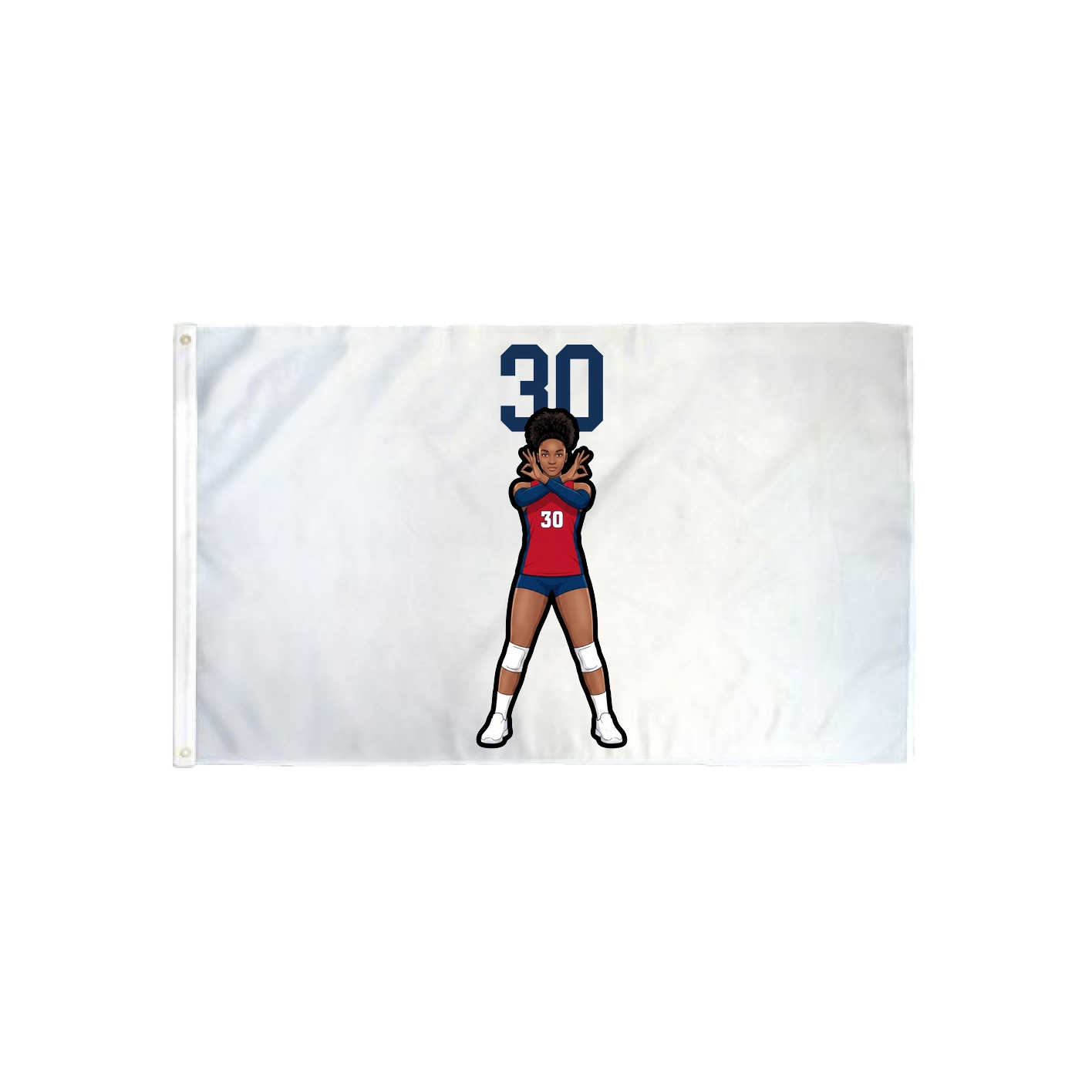 3x5 Flag — Number Top in Classic