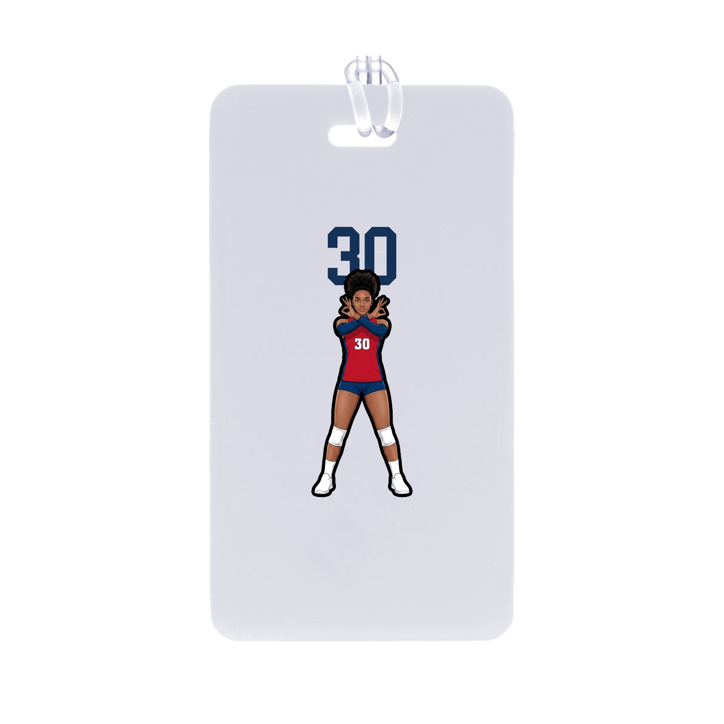 Bag Tag — Number Top in Classic