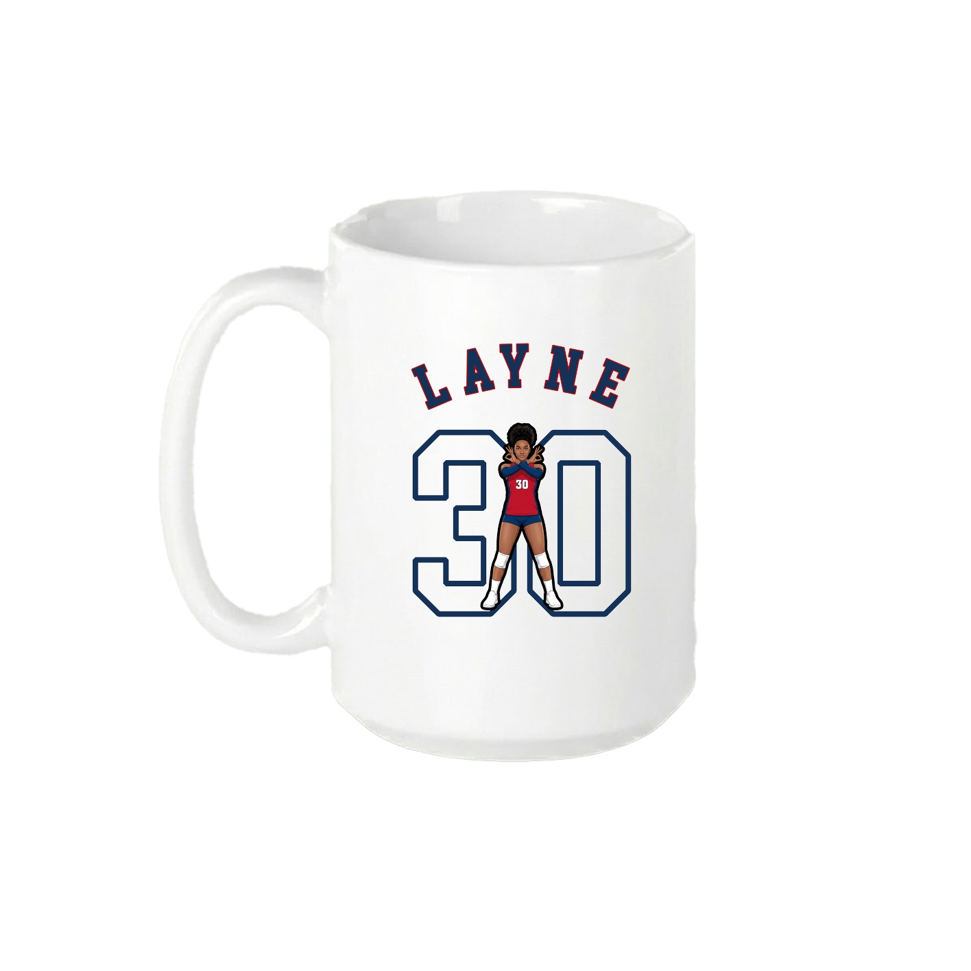 15oz Coffee Mug — Shirsey Arch in White