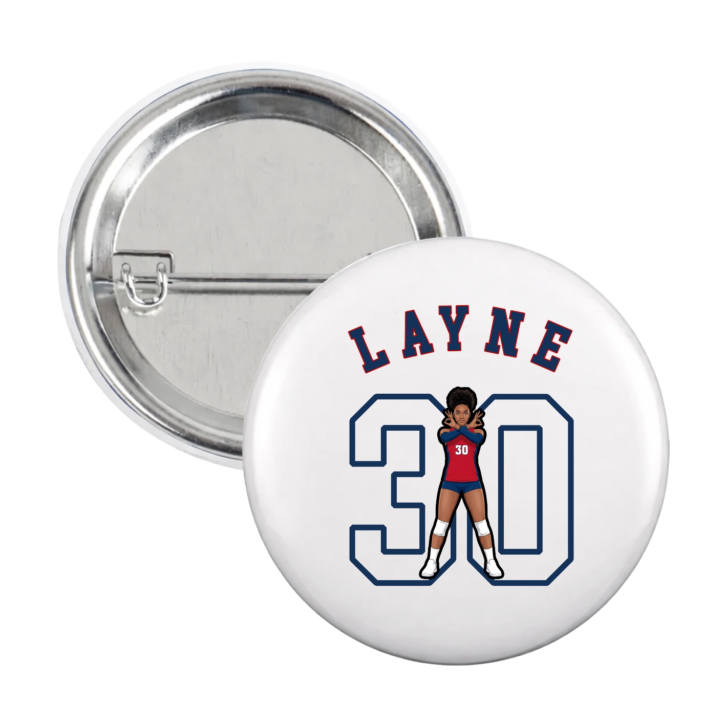 Game Day Button — Shirsey Arch in White