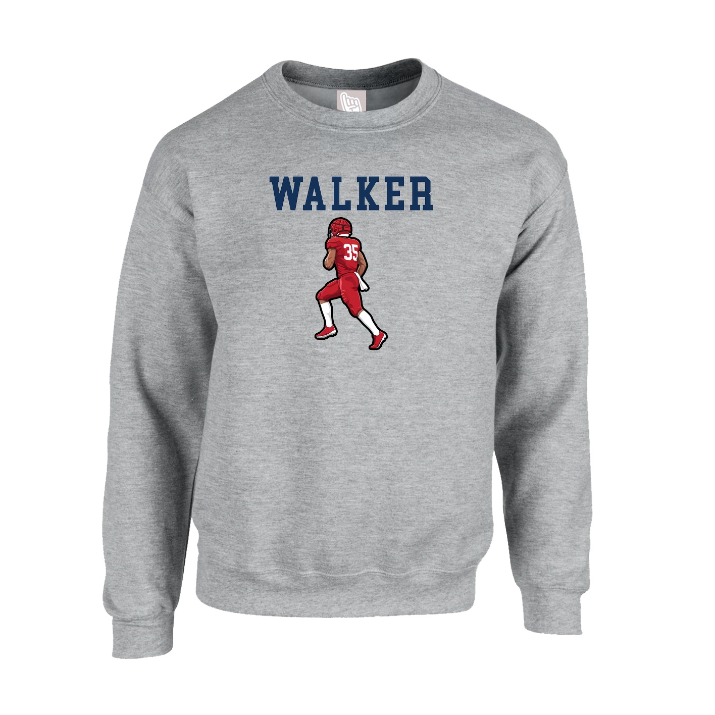 Fleece Crew — Shirsey in Grey