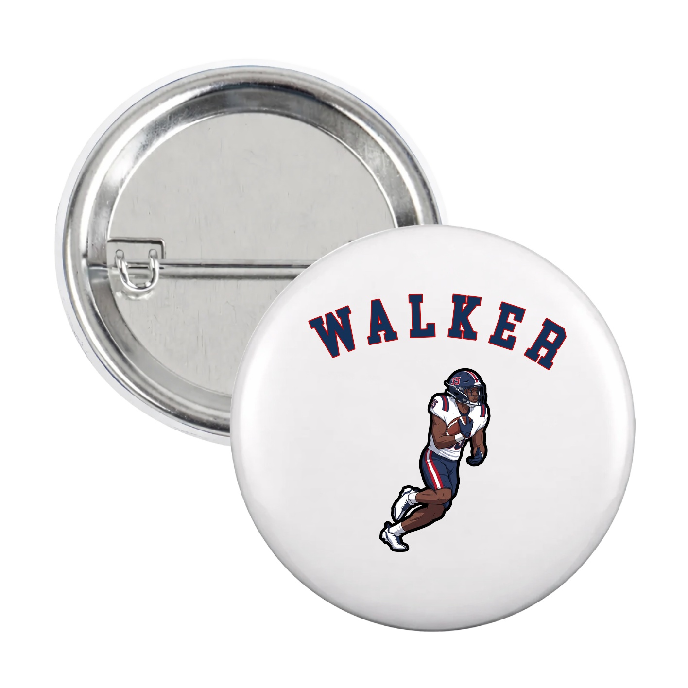 Game Day Button — Shirsey Arch in White