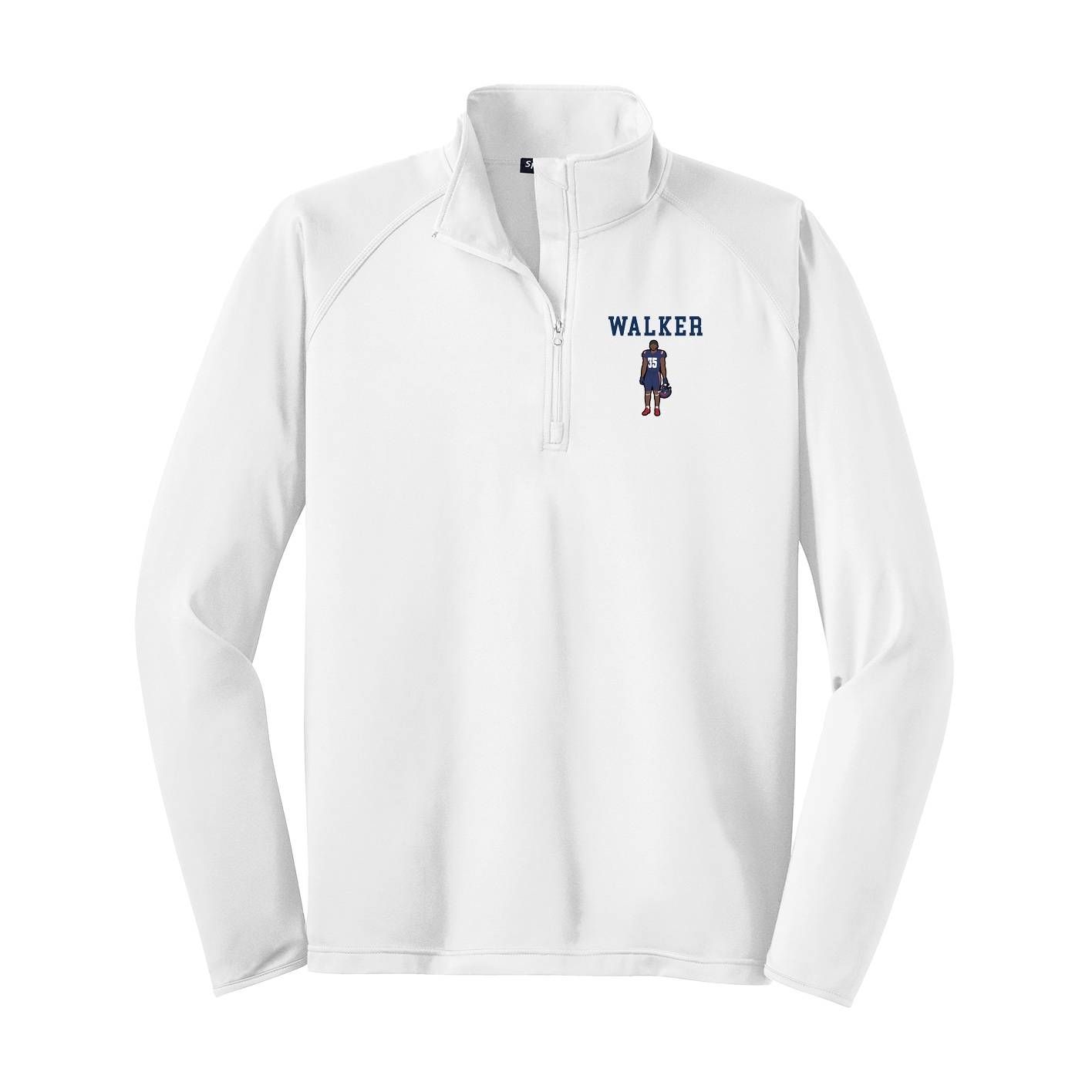 Q-Zip Pullover — Shirsey in White
