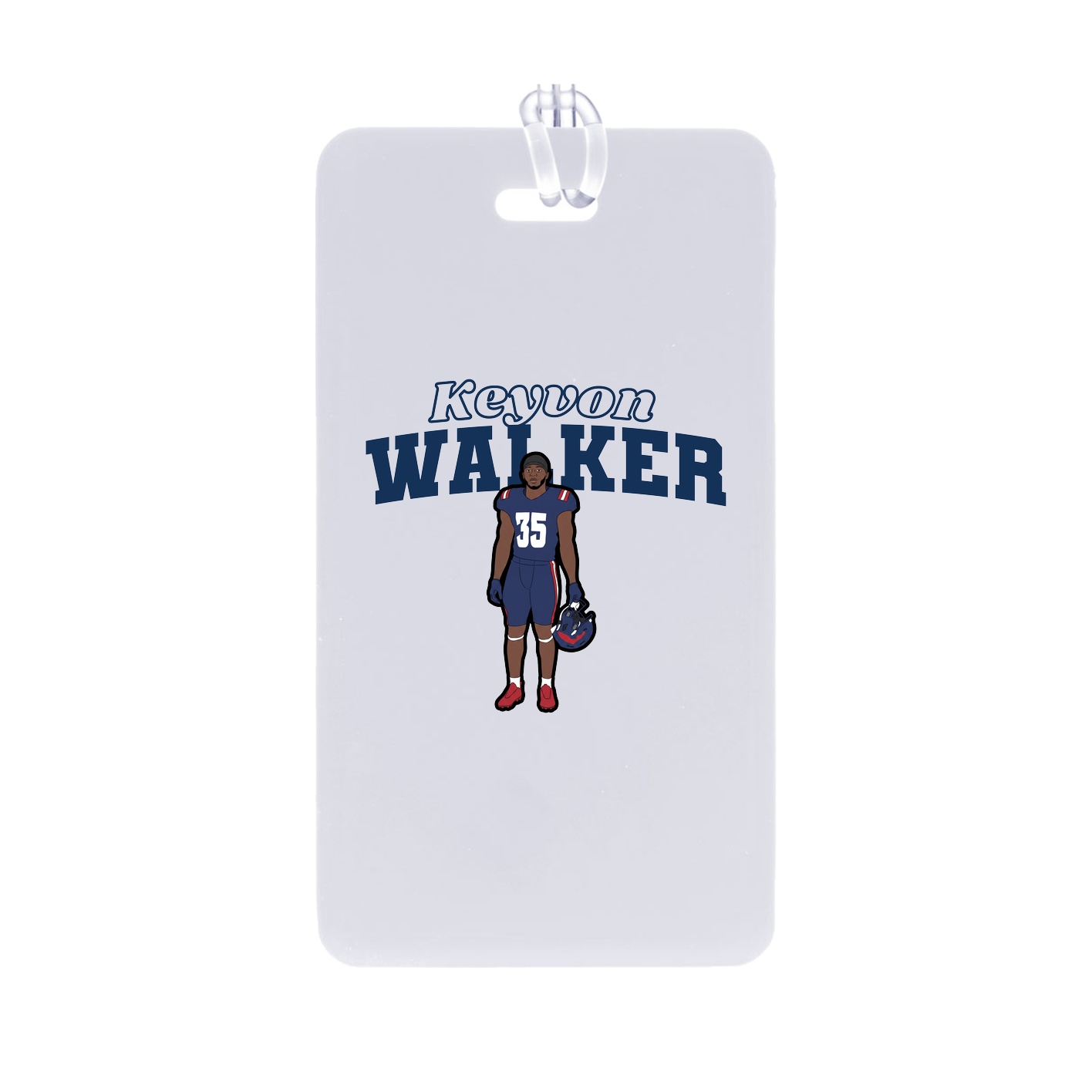 Bag Tag — Name Arch in Classic