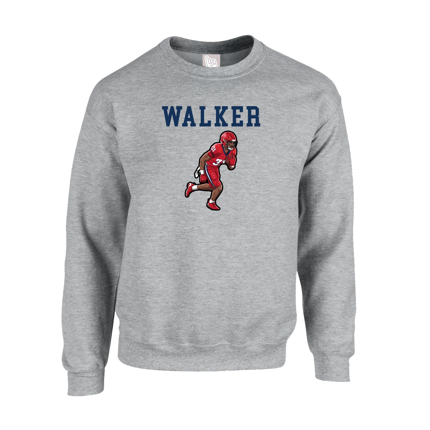 Fleece Crew — Shirsey in Grey