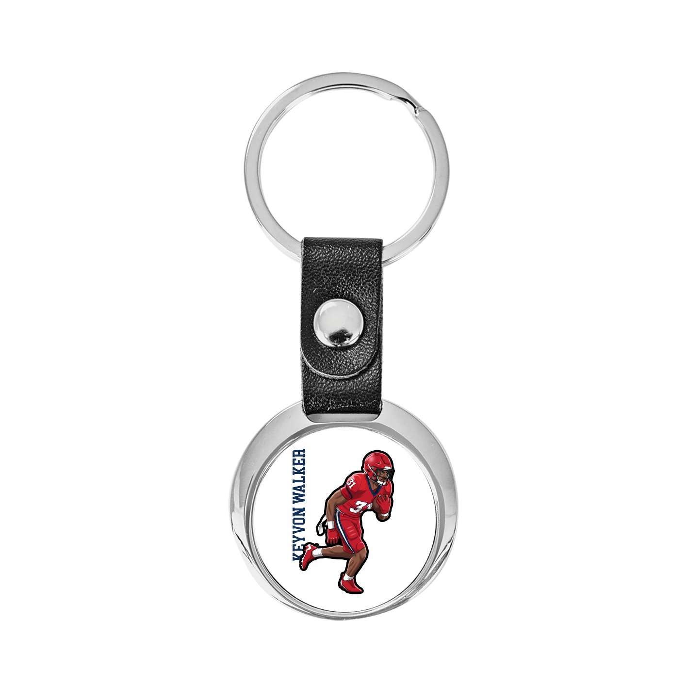 Key Chain — Name Vertical in Classic