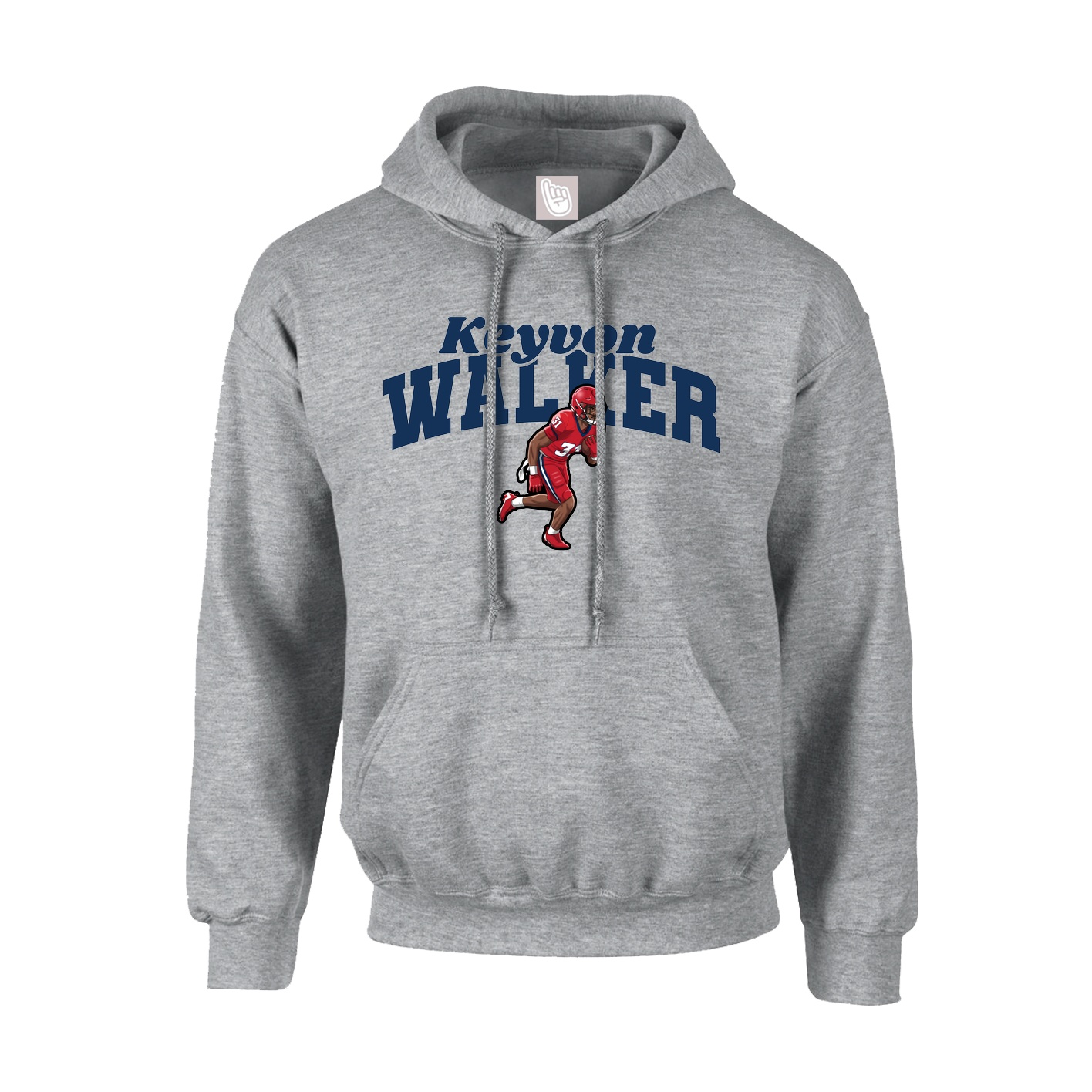 Hoodie — Signature Arch in Grey