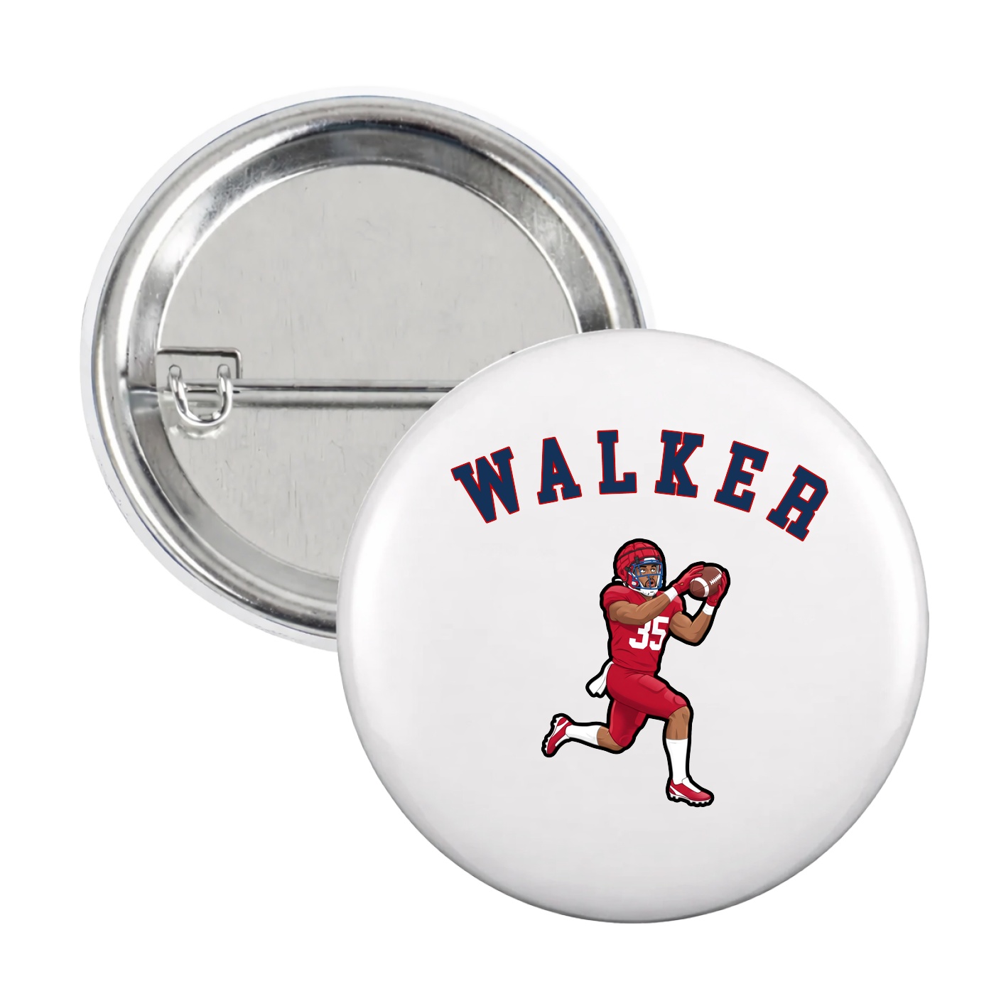 Game Day Button — Shirsey Arch in White