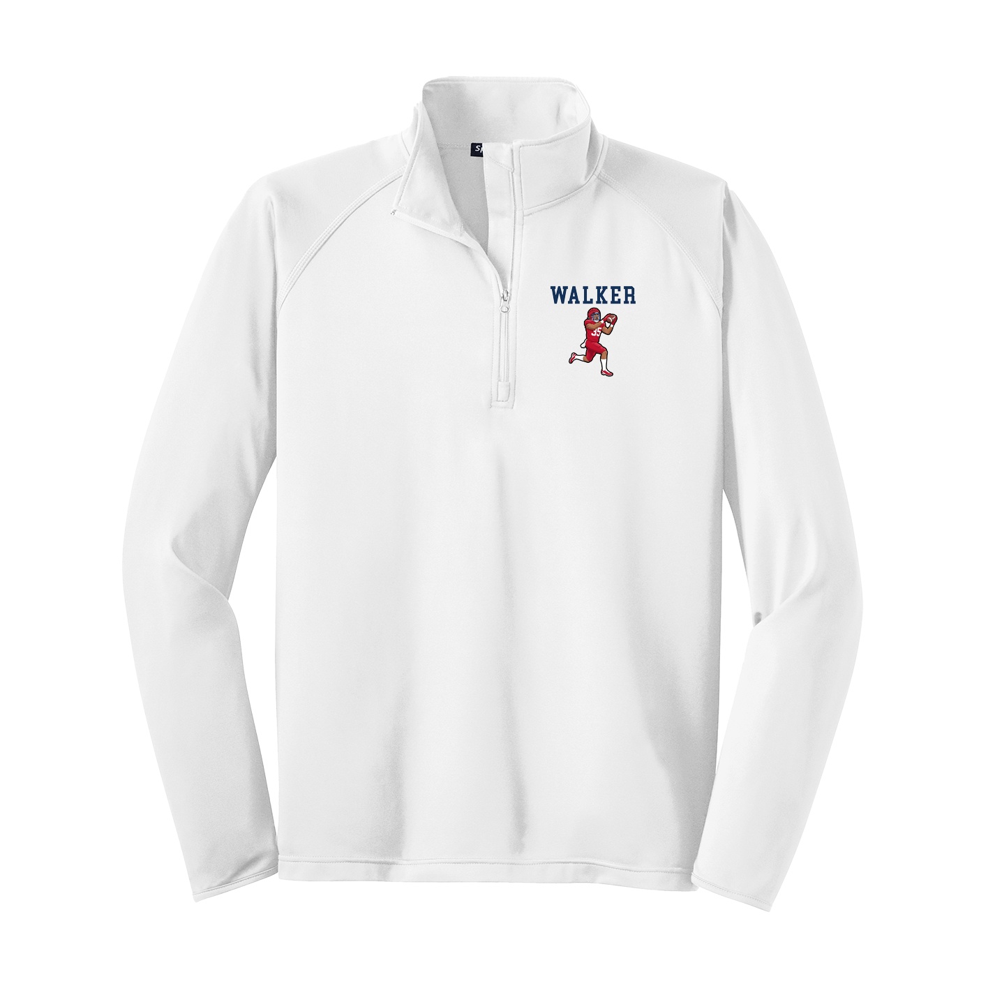 Q-Zip Pullover — Shirsey in White