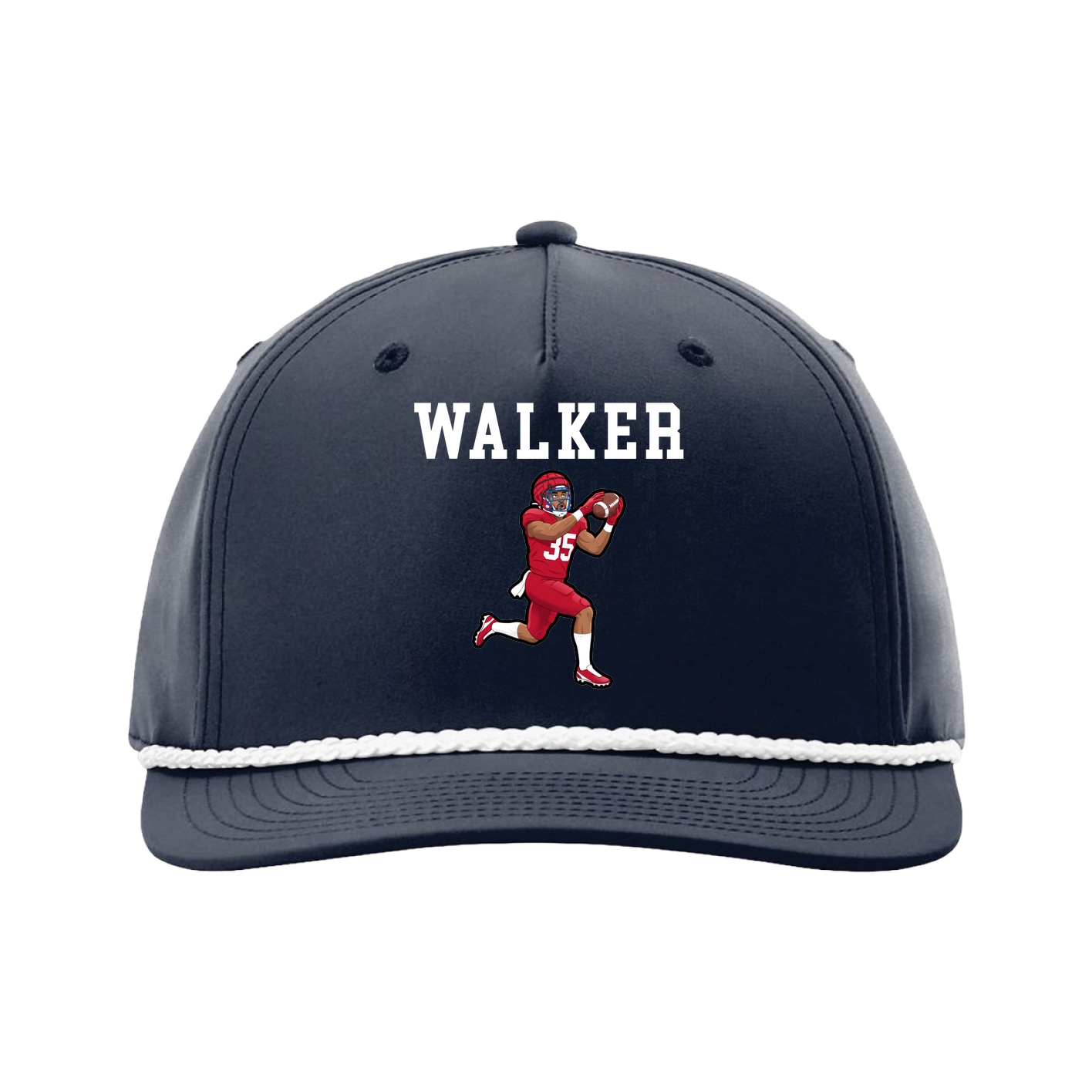 Five-Panel Classic Rope Cap — Shirsey in Navy