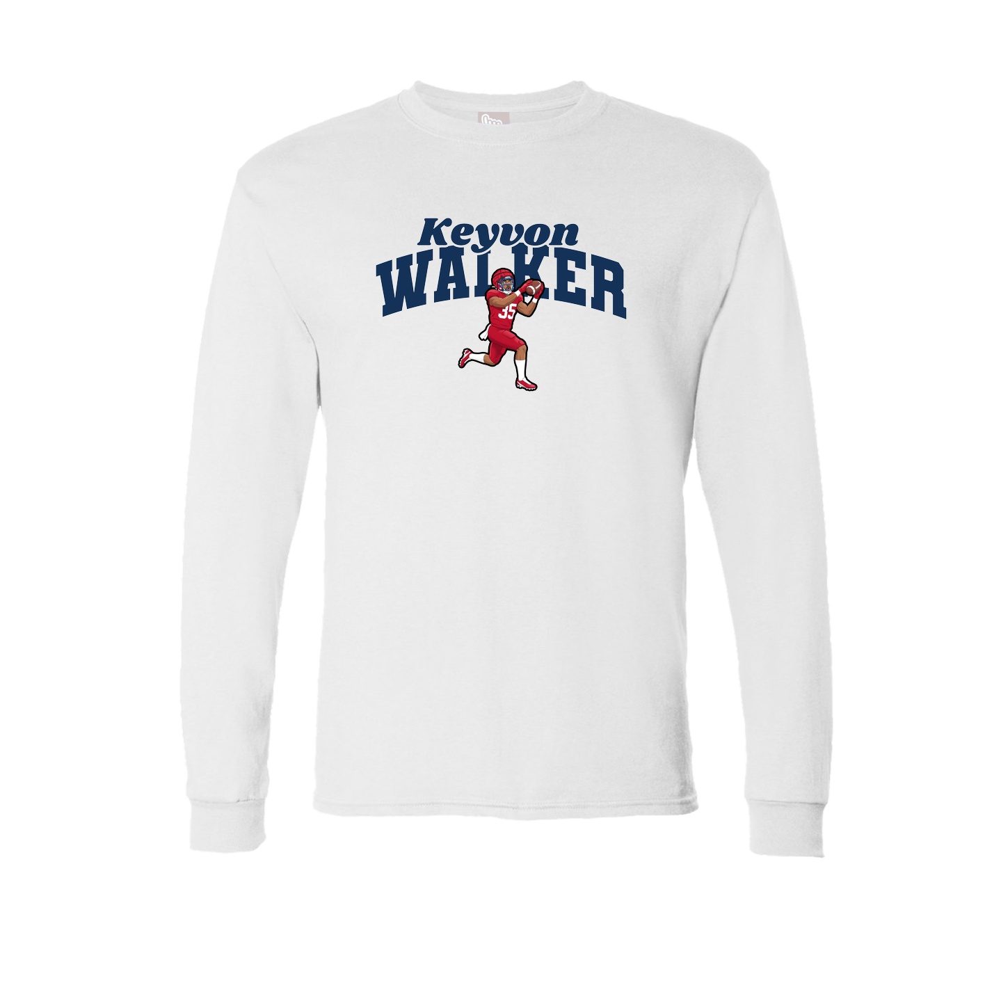 Long Sleeve Tee — Signature Arch in White