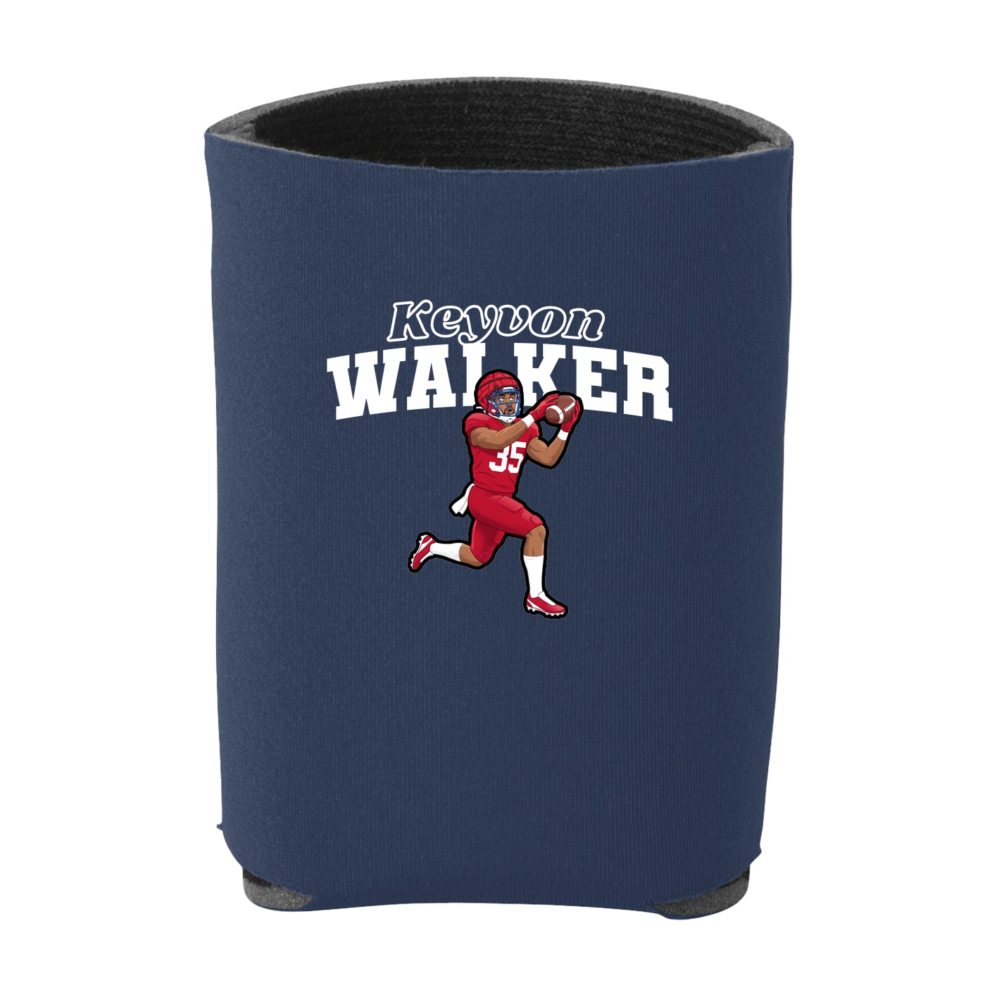 Can Holder — Name Arch in Navy