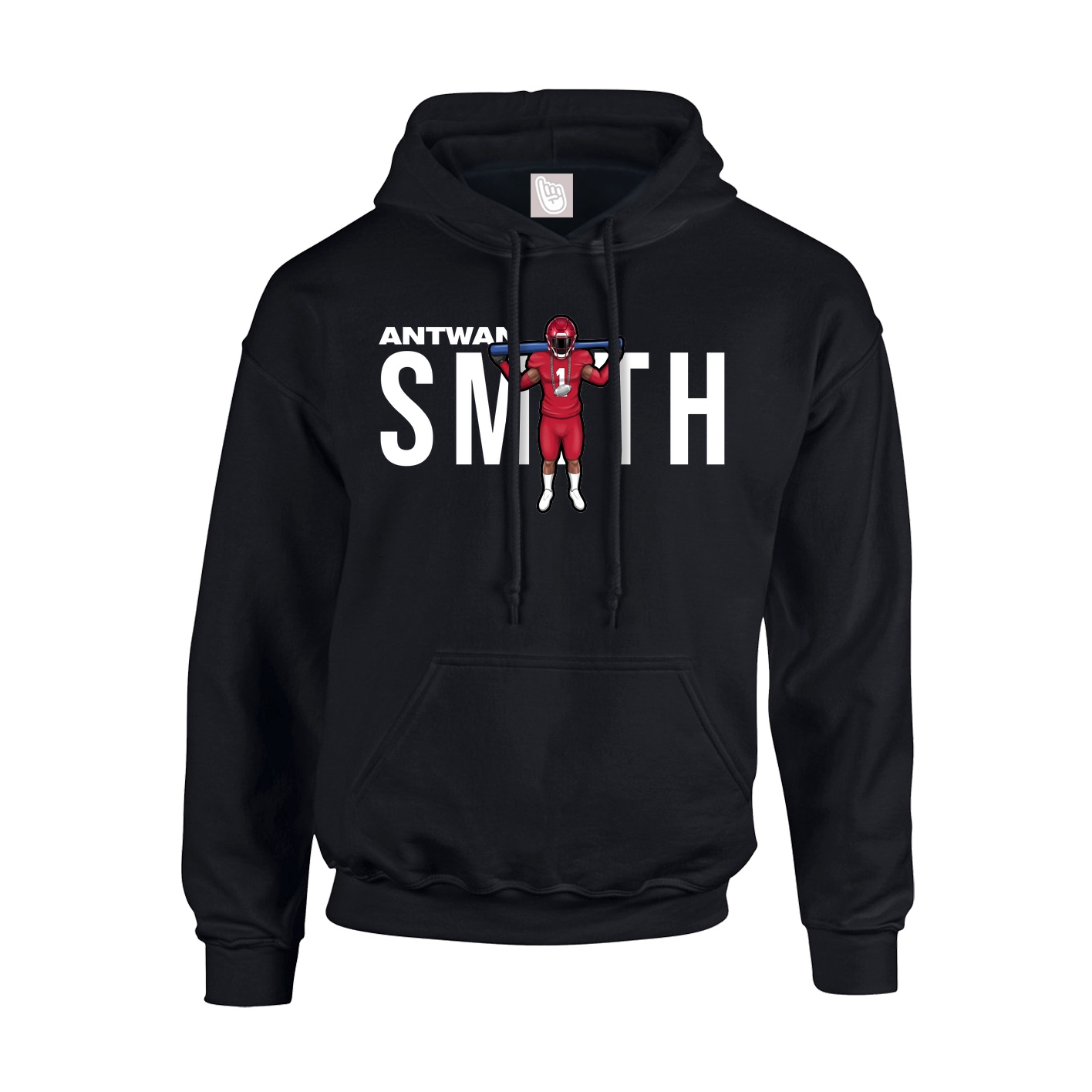 Hoodie — Player Name in Black