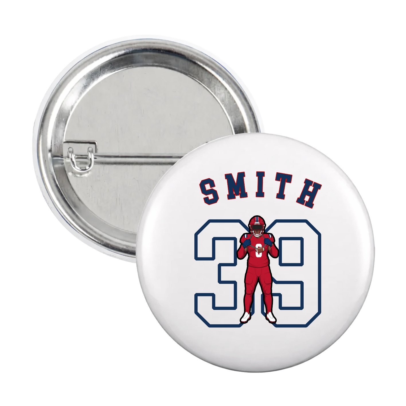 Game Day Button — Shirsey Arch in White