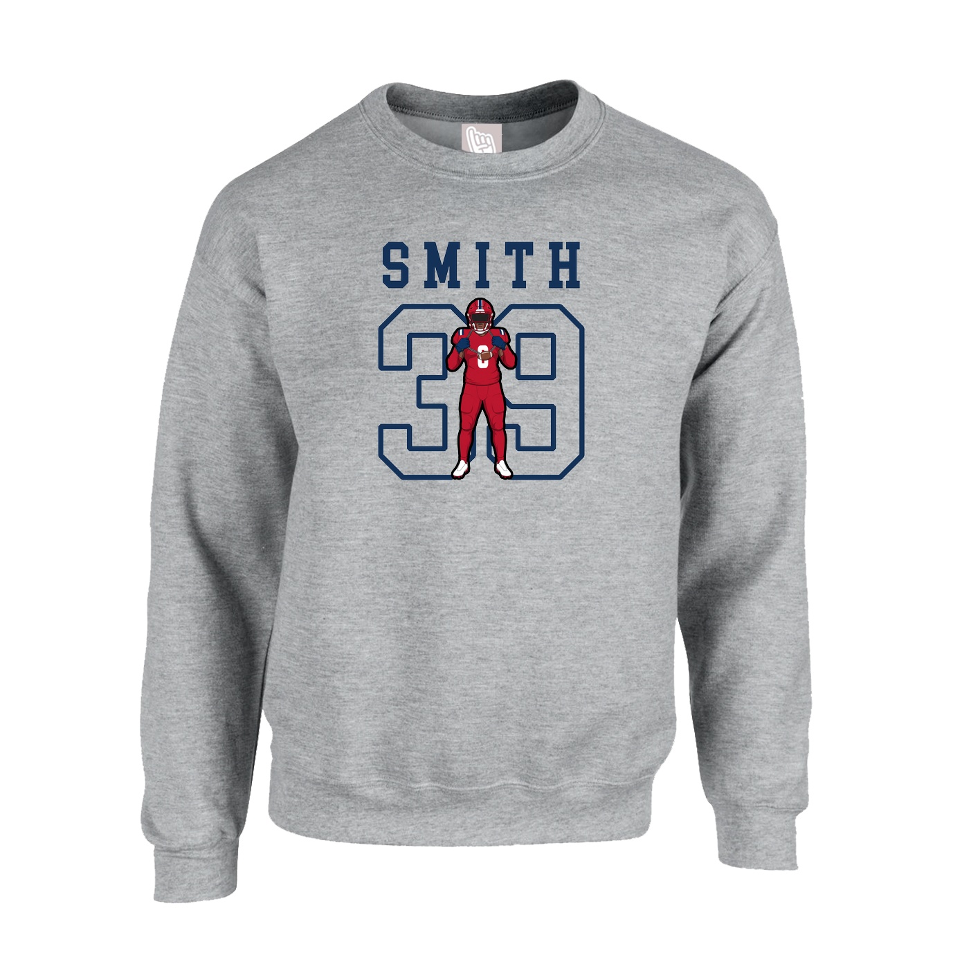 Fleece Crew — Shirsey in Grey
