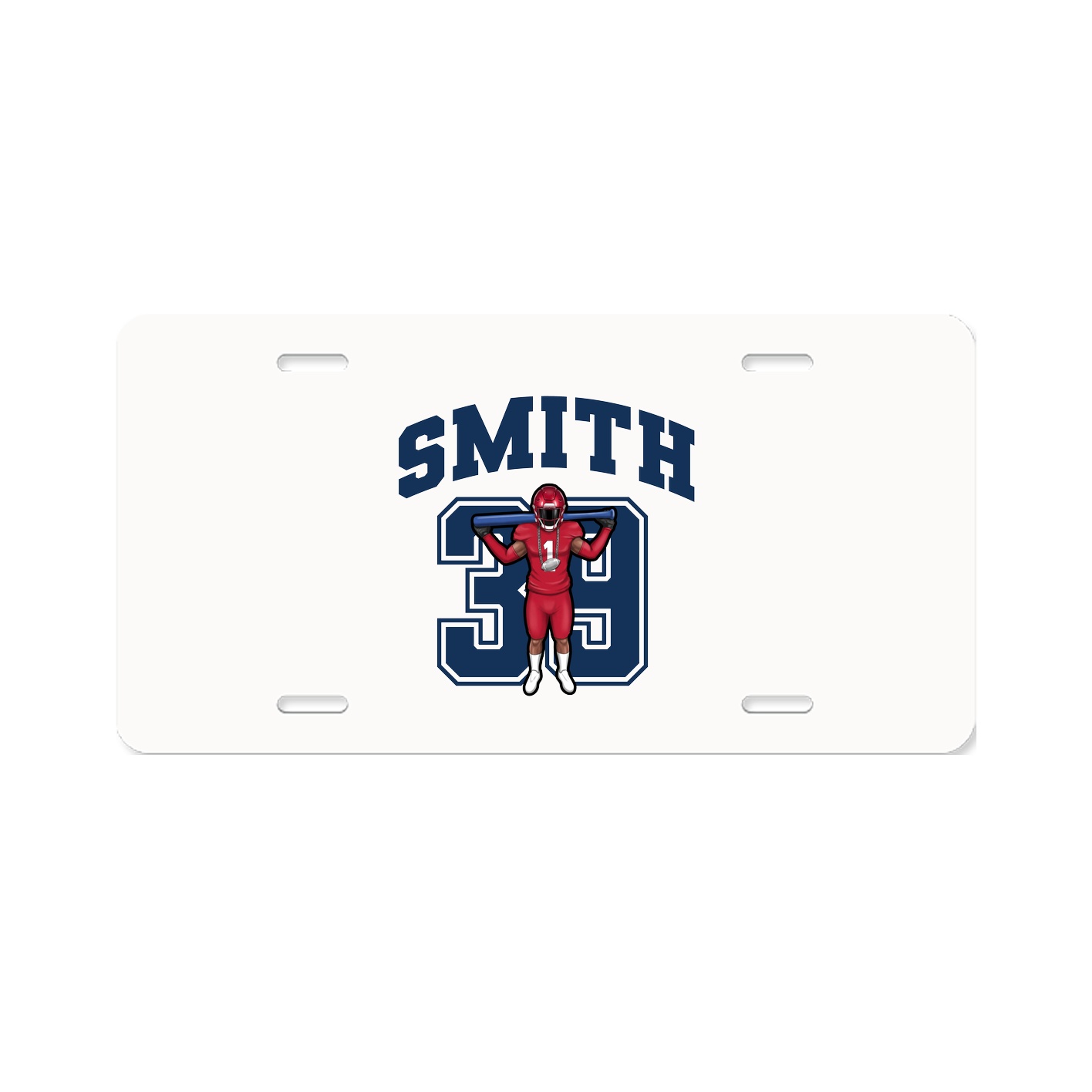 License Plate — Number in Classic