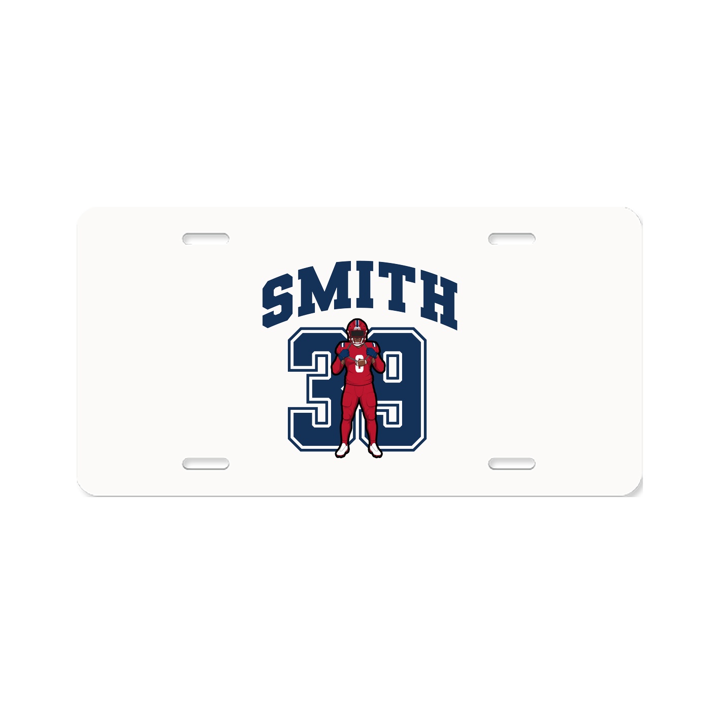 License Plate — Number in Classic