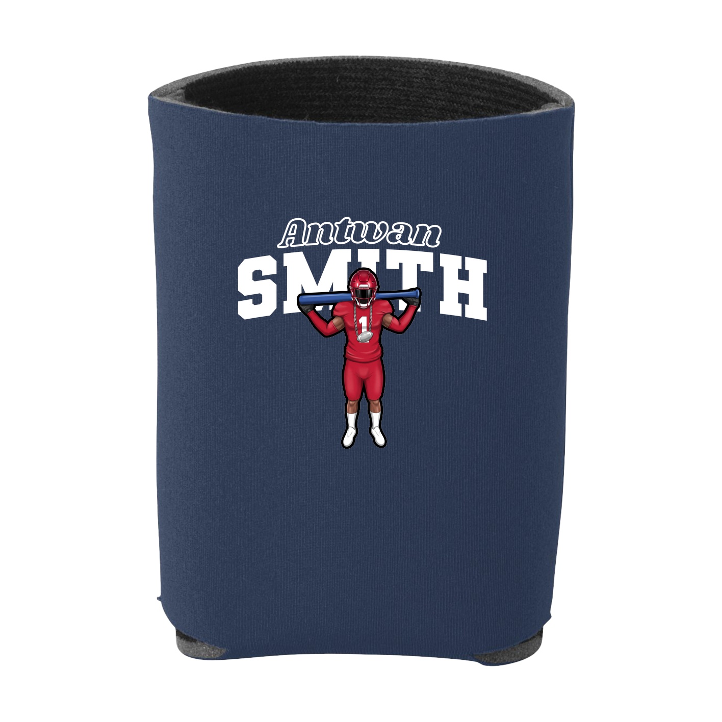 Can Holder — Name Arch in Navy
