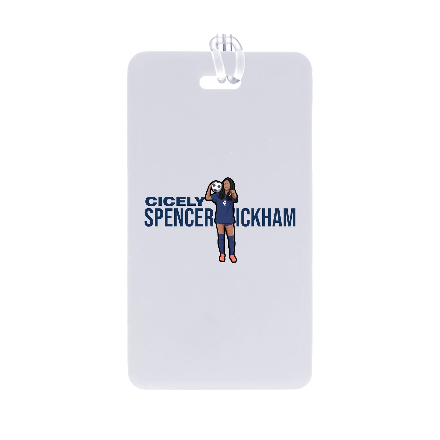 Bag Tag — Player Name in Classic