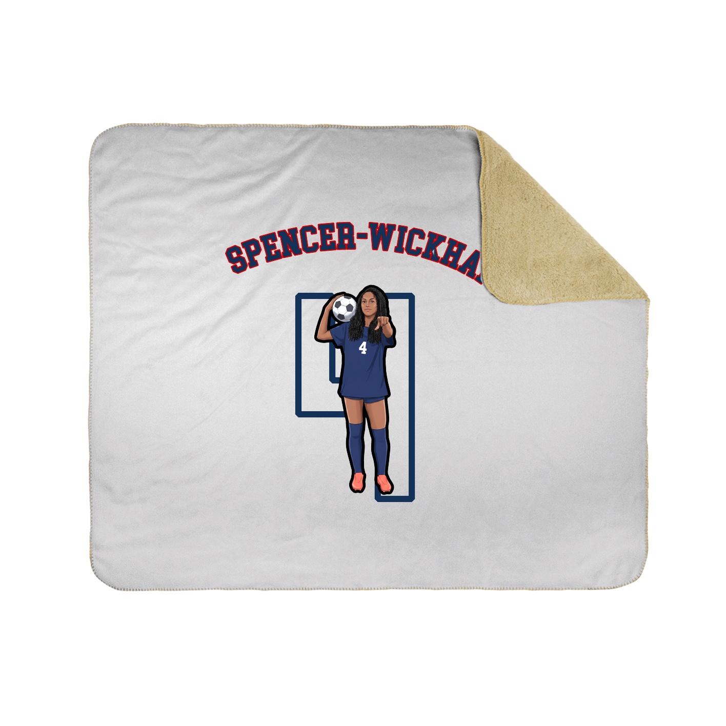 Throw Blanket — Shirsey Arch in White