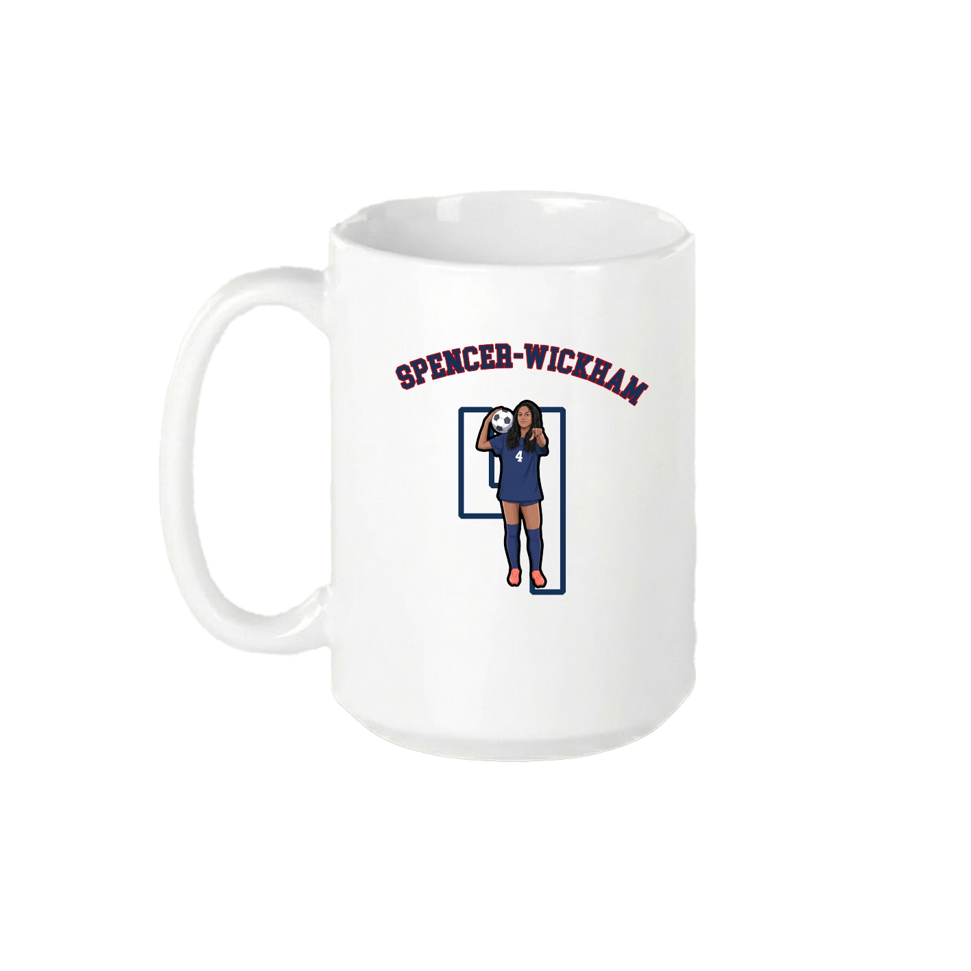 15oz Coffee Mug — Shirsey Arch in White