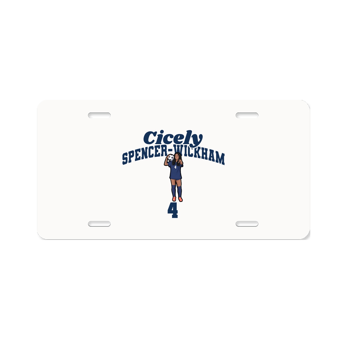 License Plate — Signature Arch in Classic