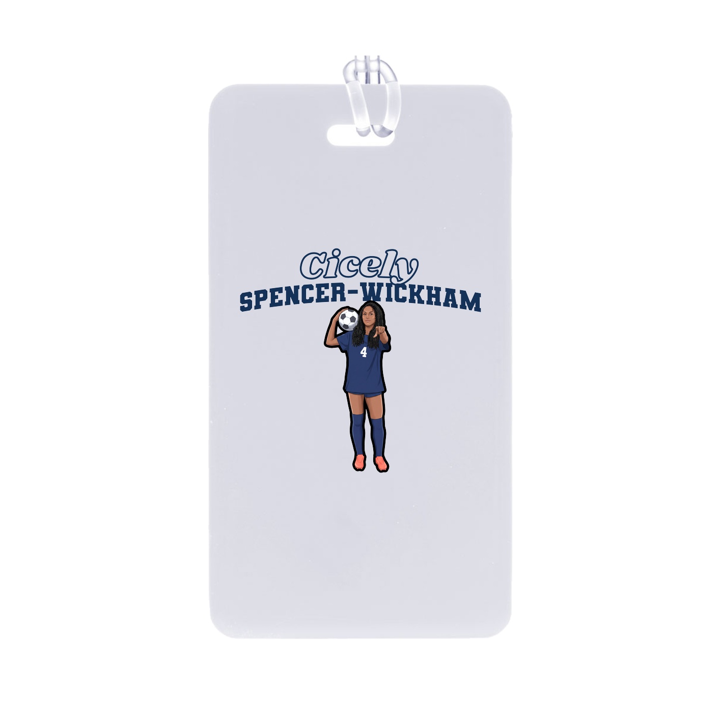 Bag Tag — Name Arch in Classic