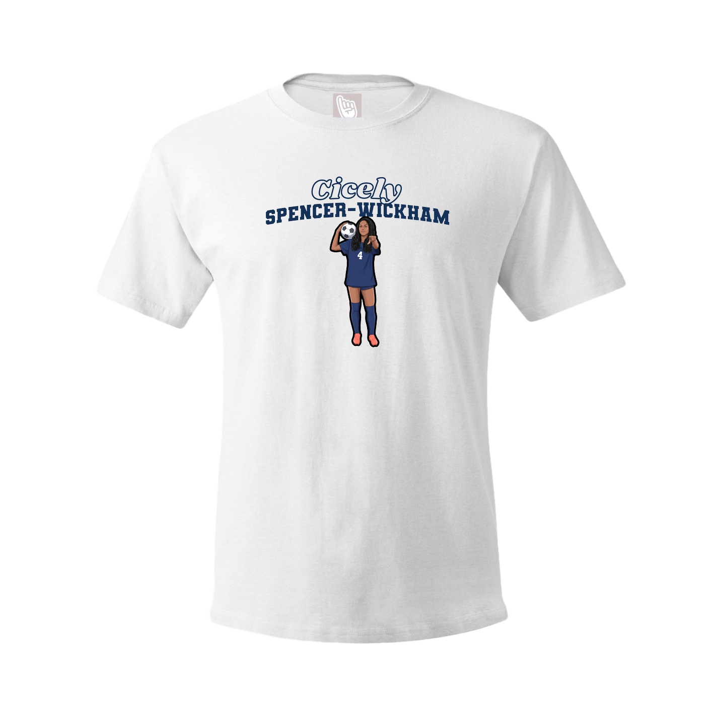 Tee — Name Arch in White