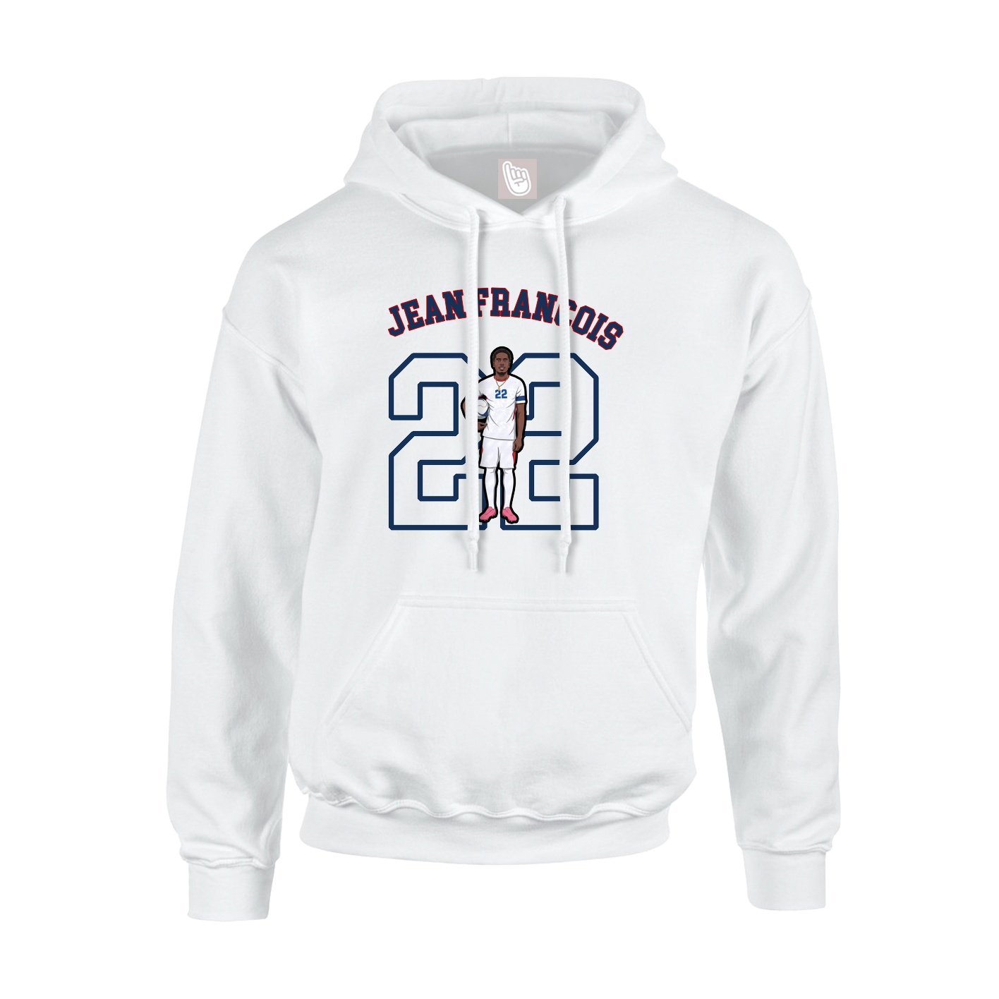 Youth Hoodie — Shirsey Arch in White