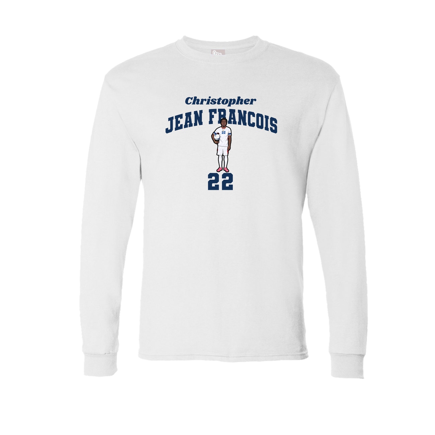 Long Sleeve Tee — Signature Arch in White