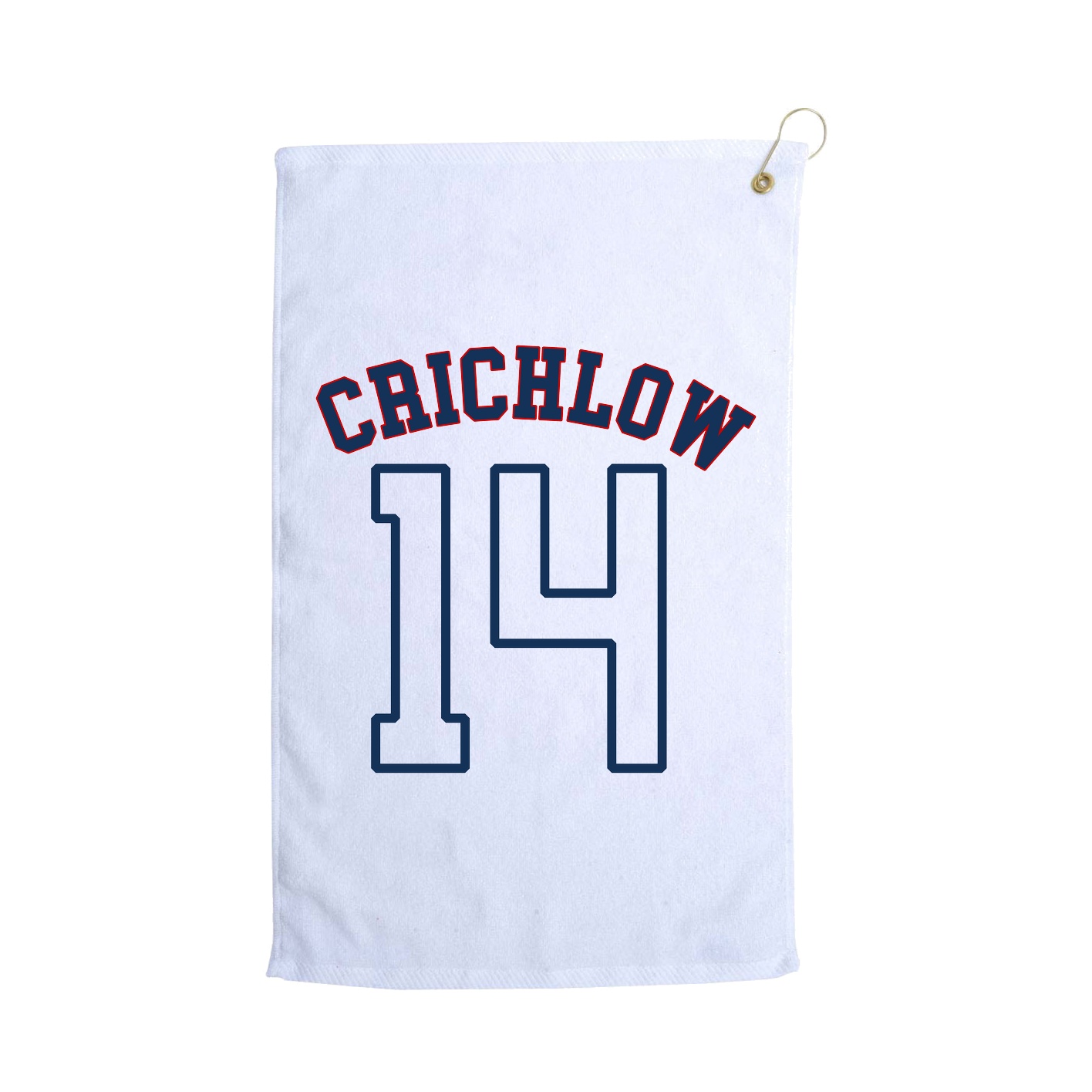 Golf Towel — Shirsey Arch in White