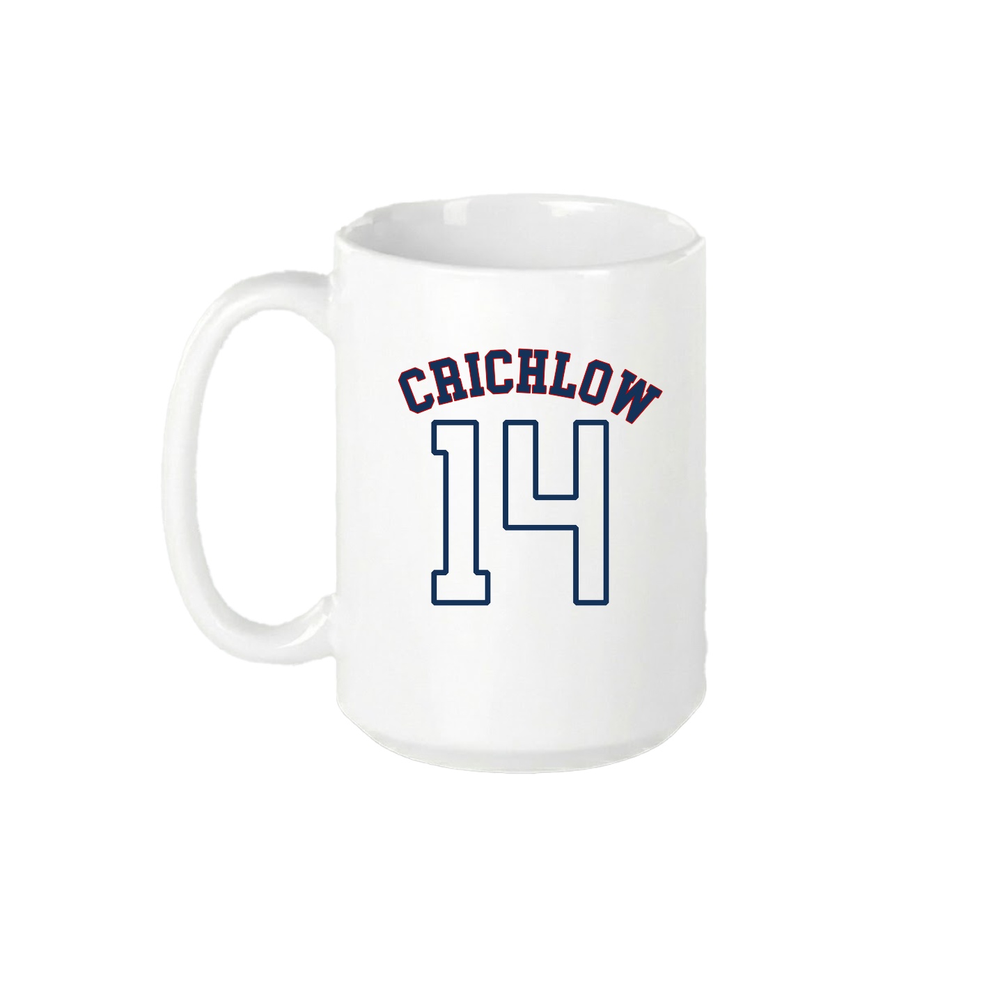 15oz Coffee Mug — Shirsey Arch in White
