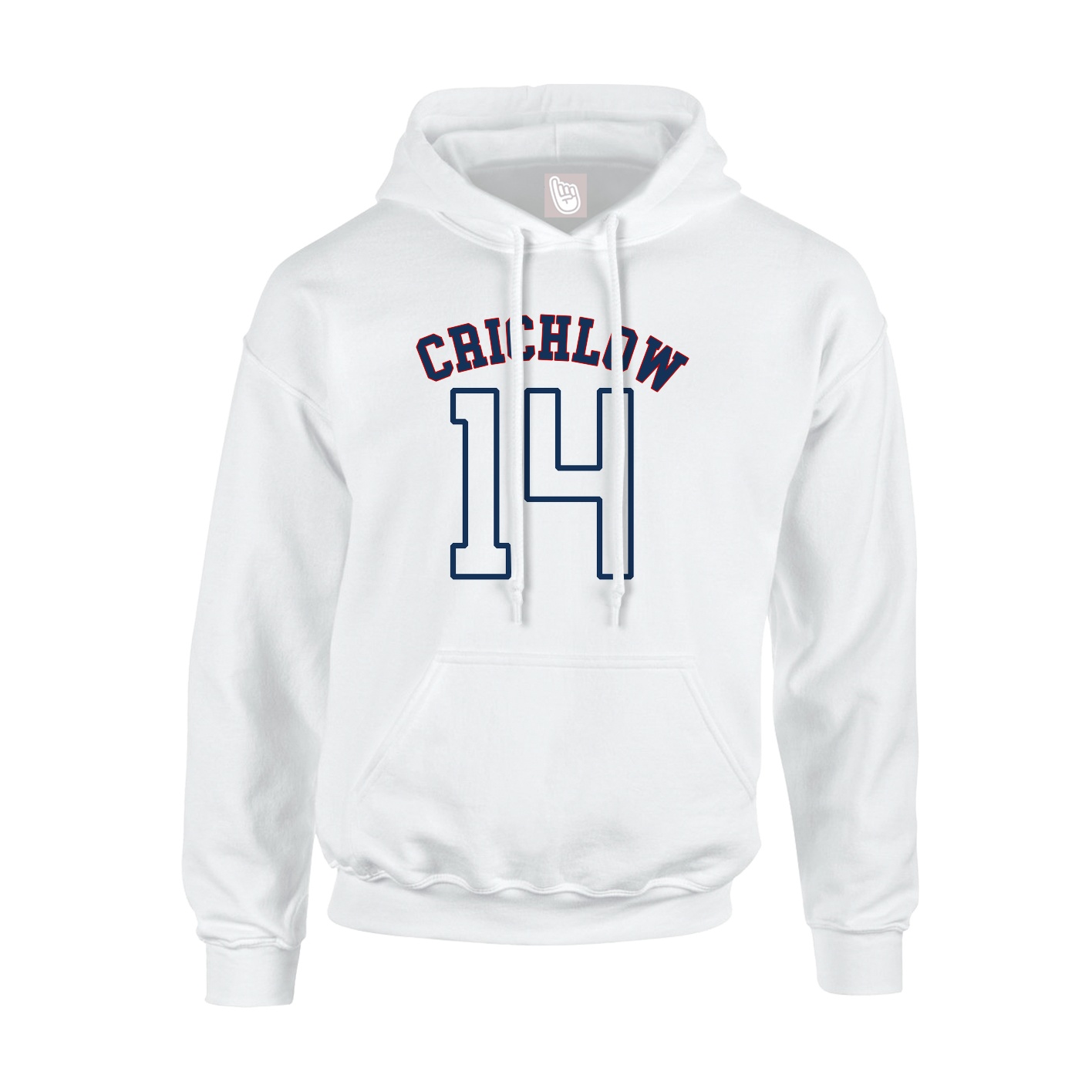 Youth Hoodie — Shirsey Arch in White