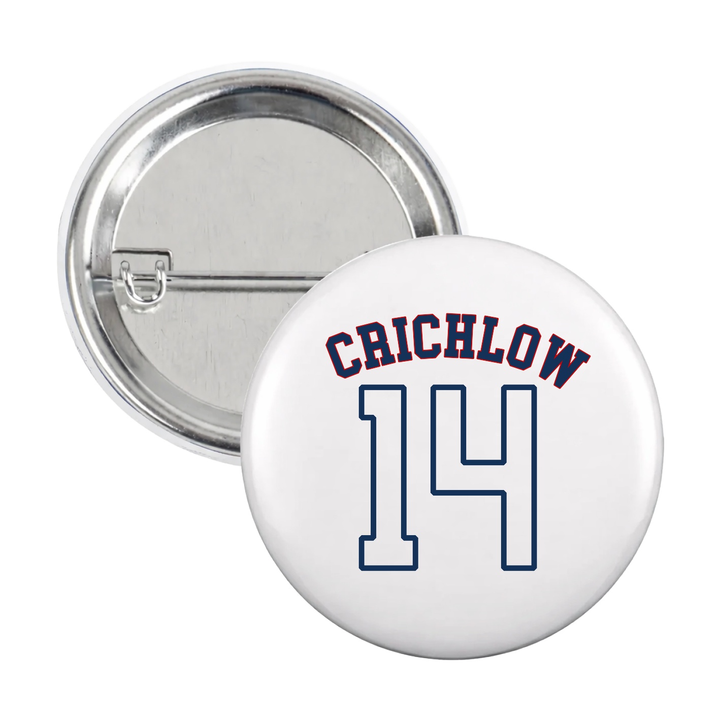 Game Day Button — Shirsey Arch in White