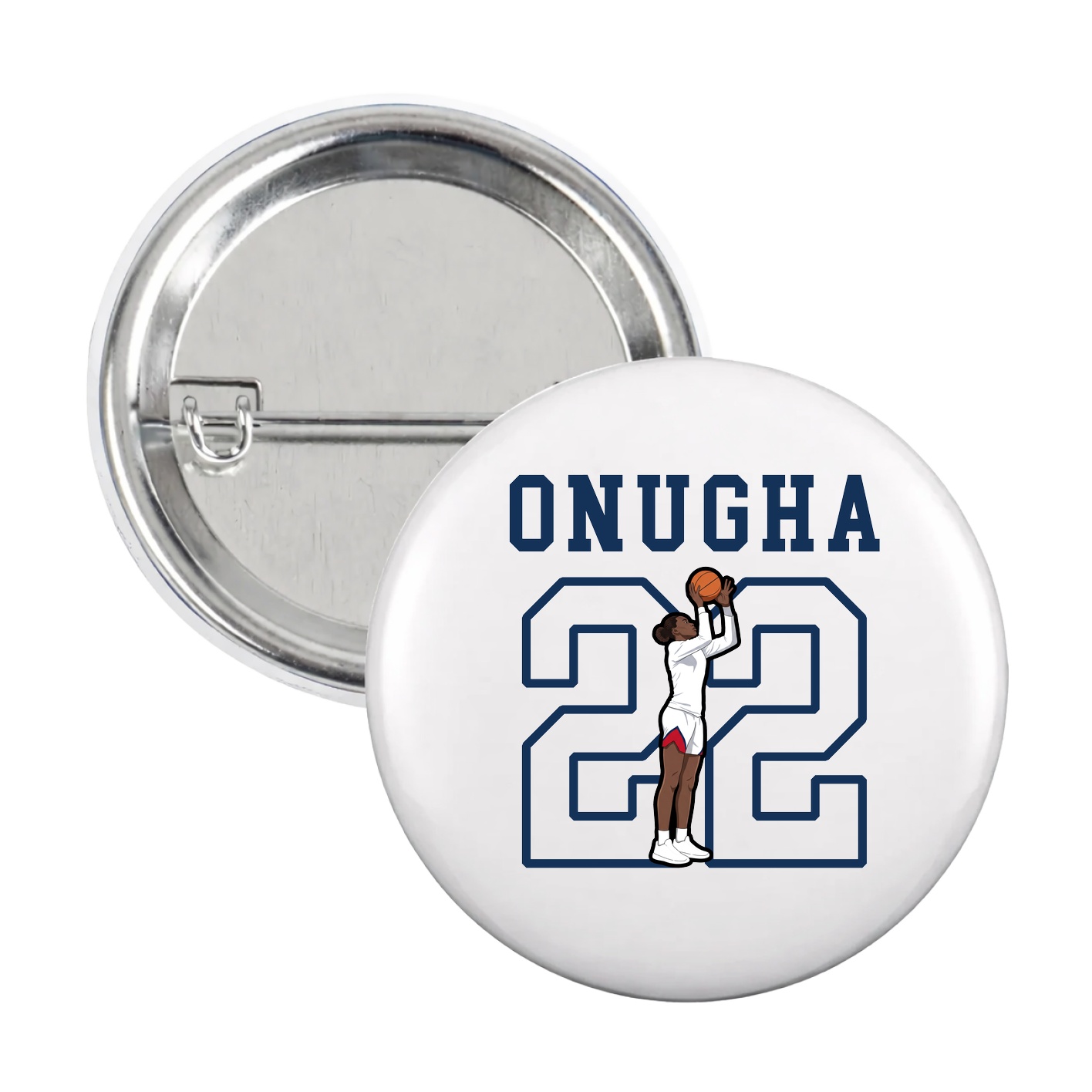 Game Day Button — Shirsey in White
