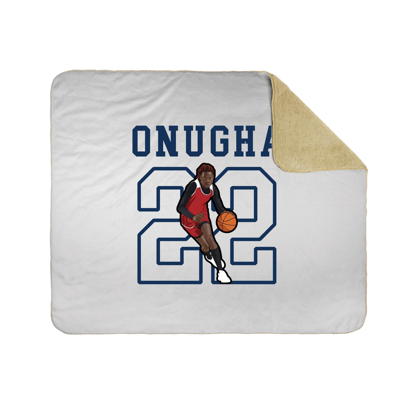 Throw Blanket — Shirsey in White