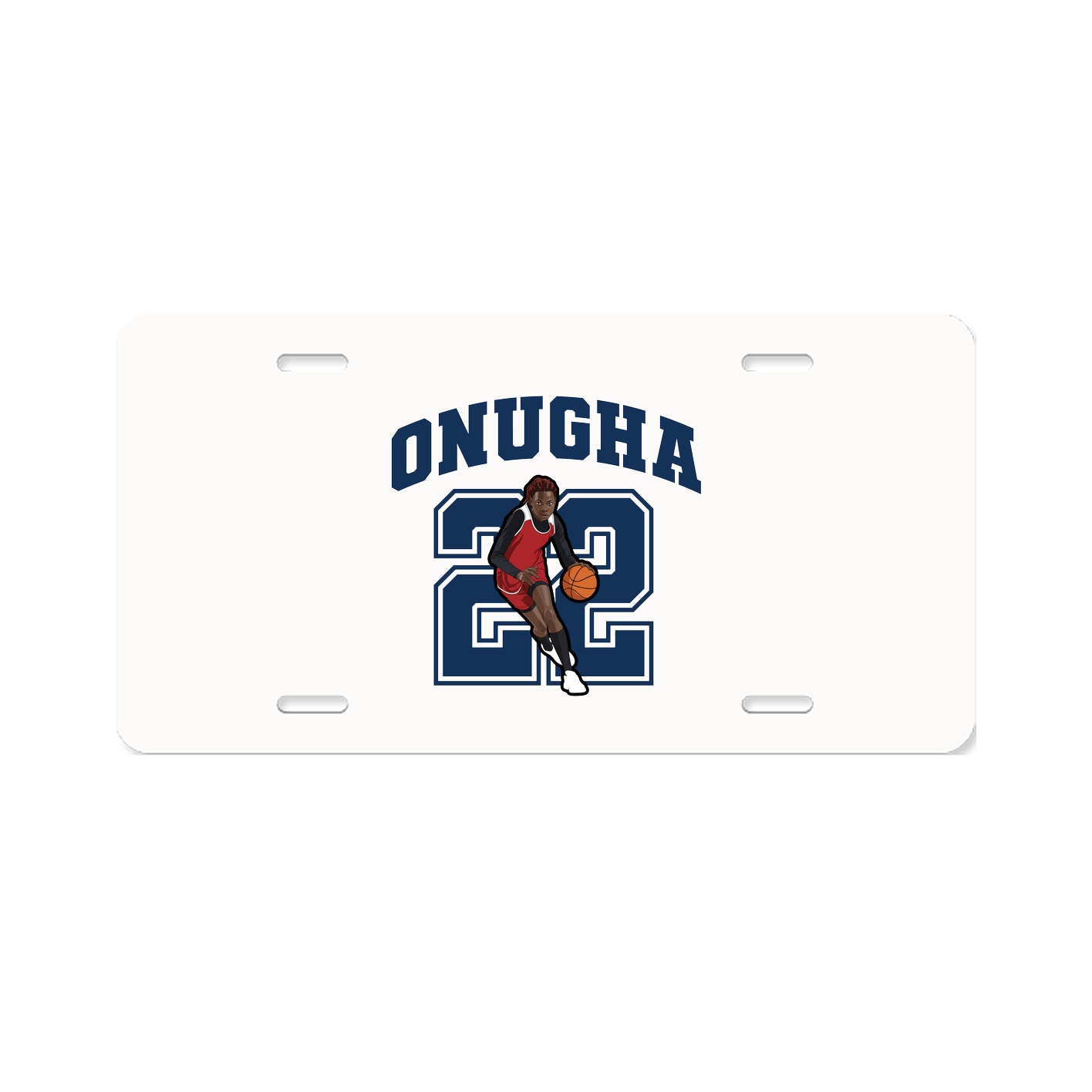 License Plate — Number in Classic