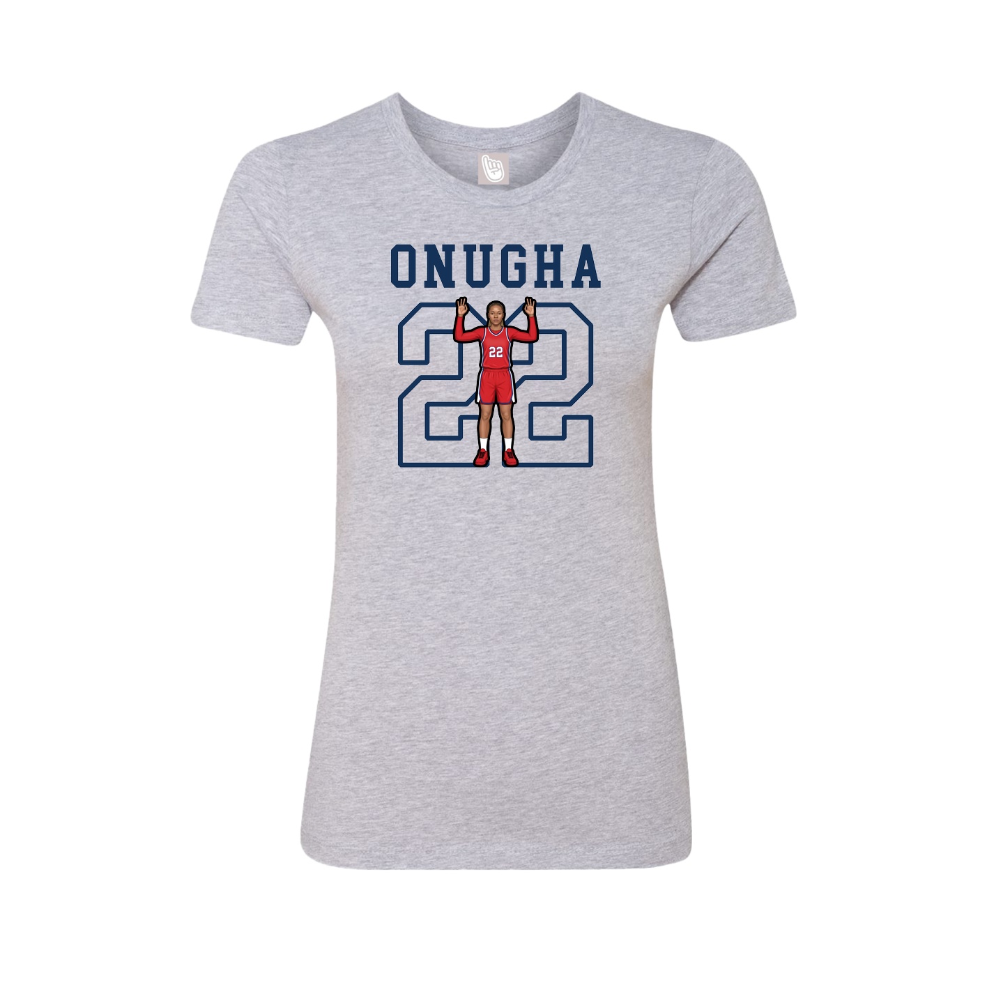 Fitted Women's Tee — Shirsey in Grey