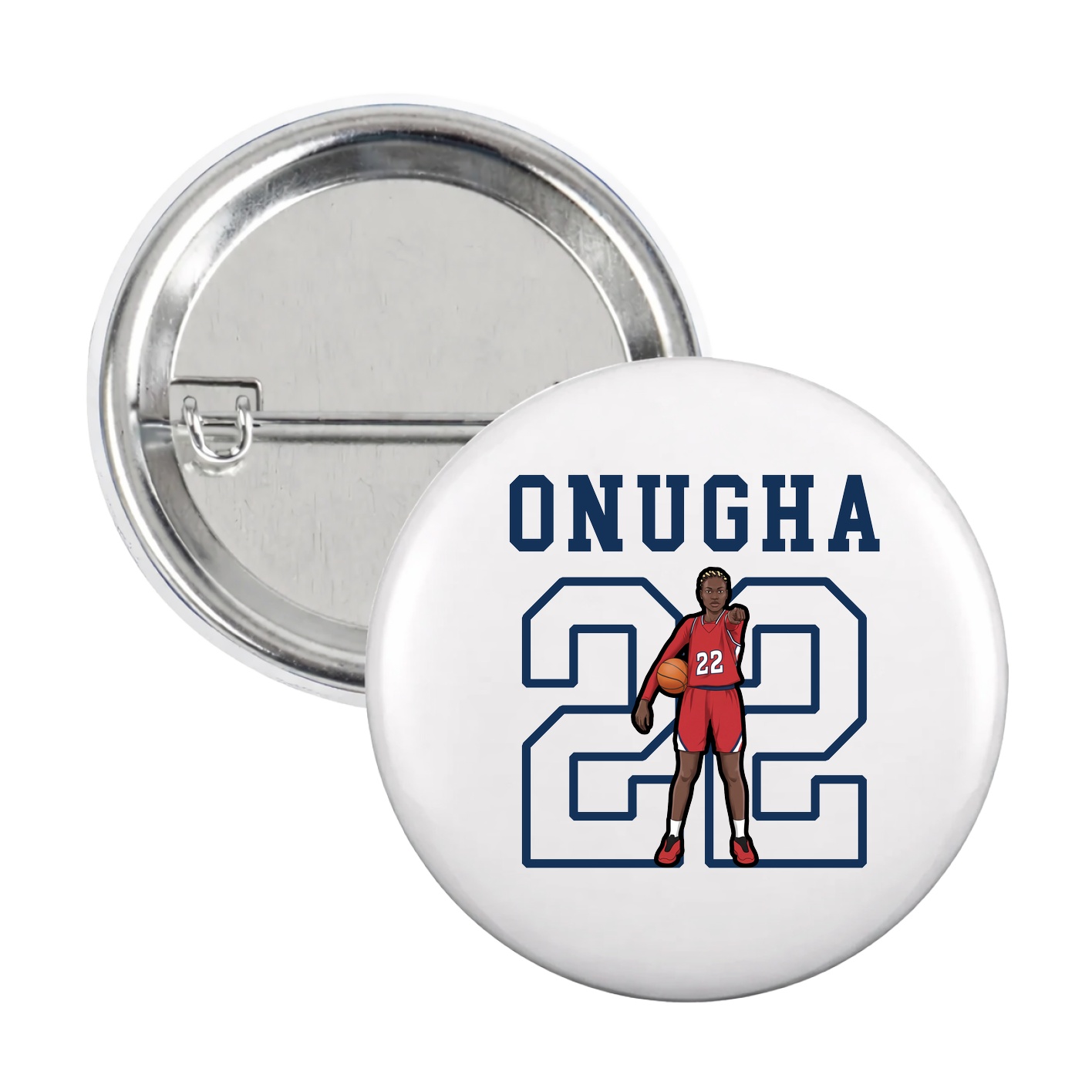 Game Day Button — Shirsey in White
