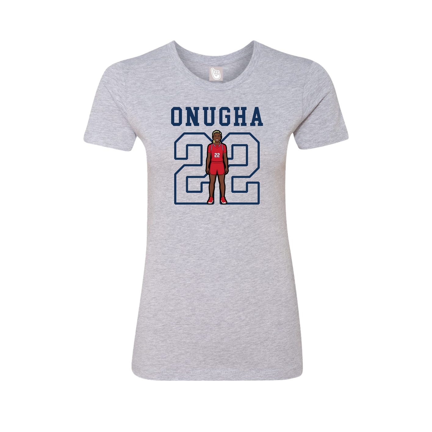 Fitted Women's Tee — Shirsey in Grey
