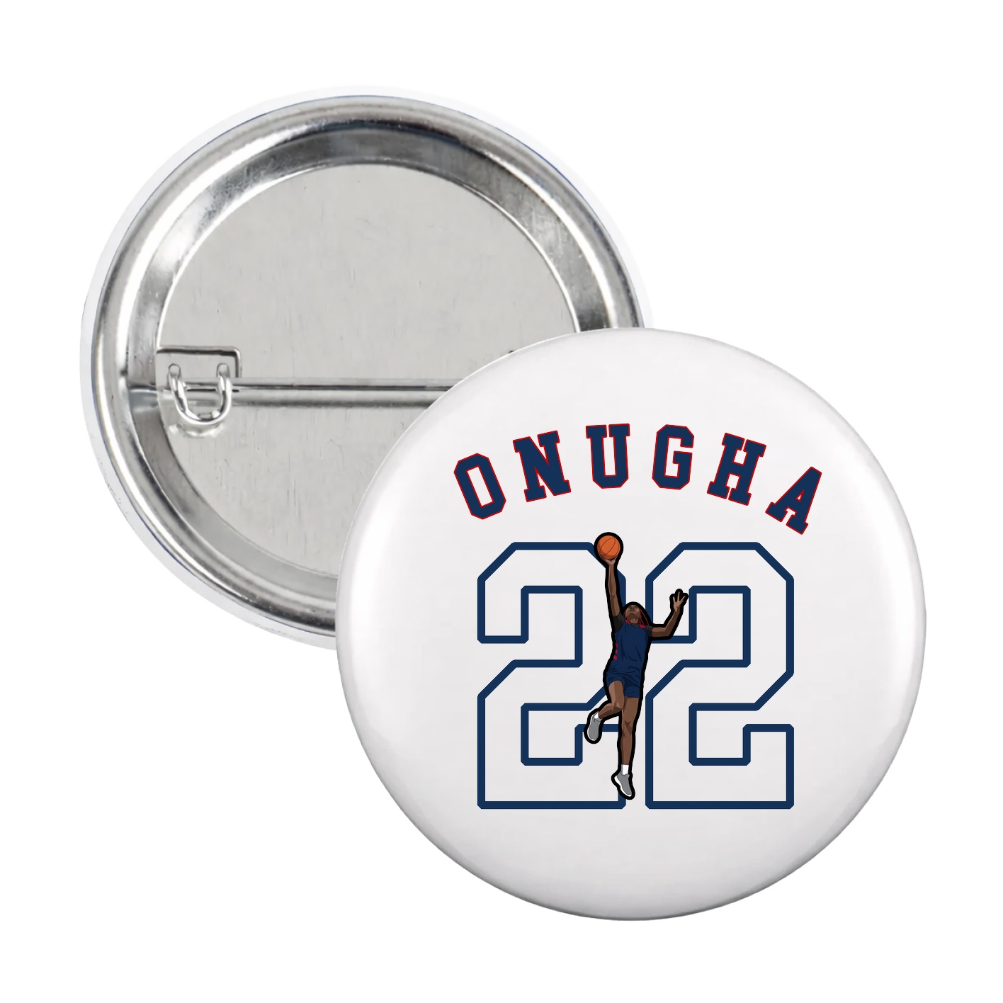 Game Day Button — Shirsey Arch in White