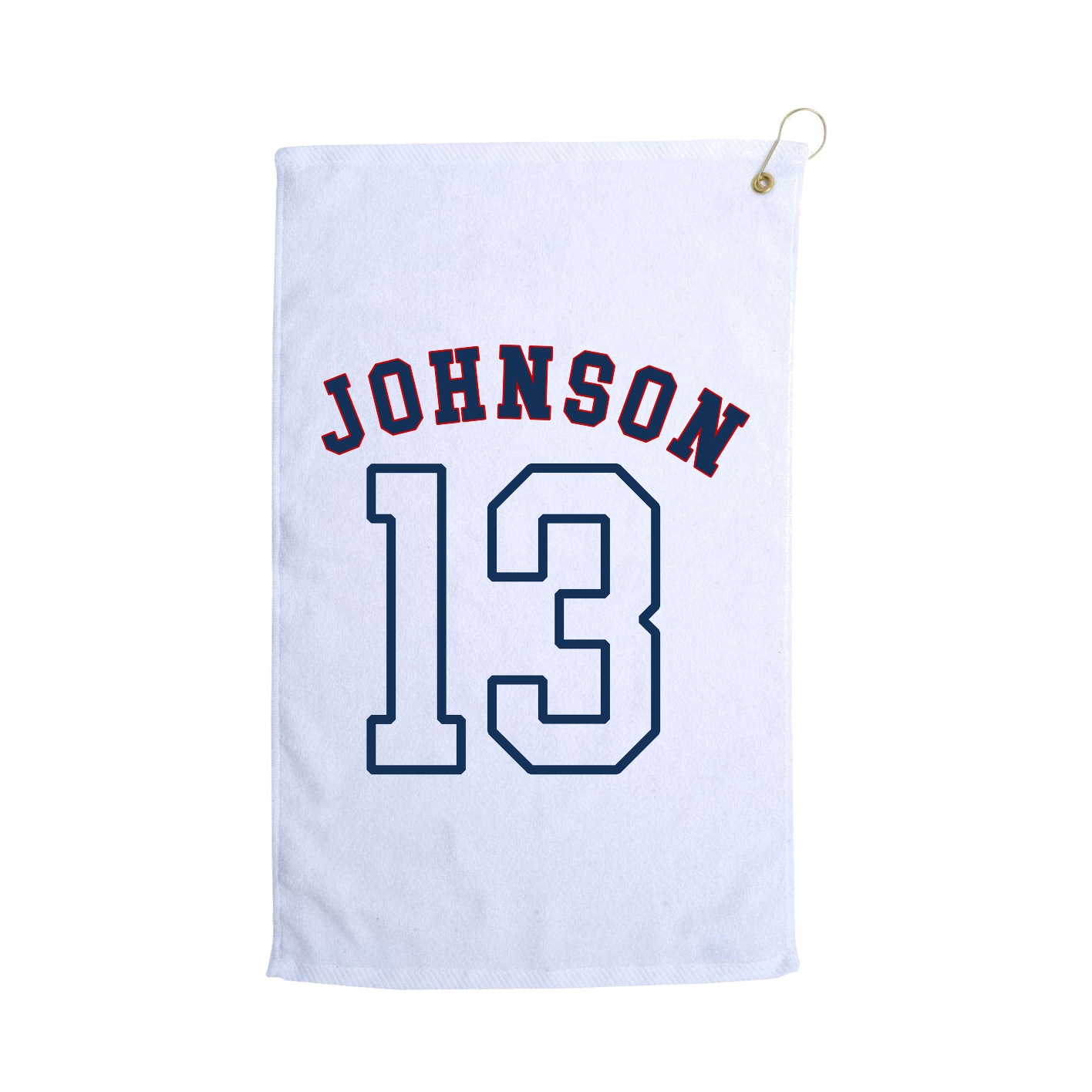 Golf Towel — Shirsey Arch in White