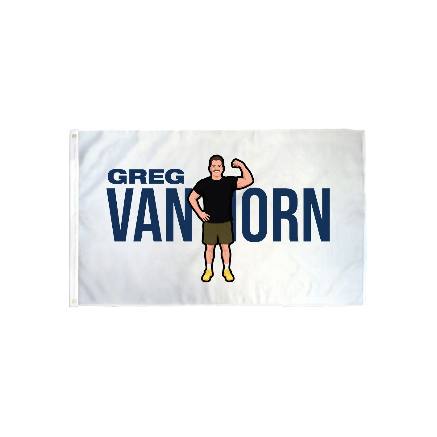 3x5 Flag — Player Name in Classic