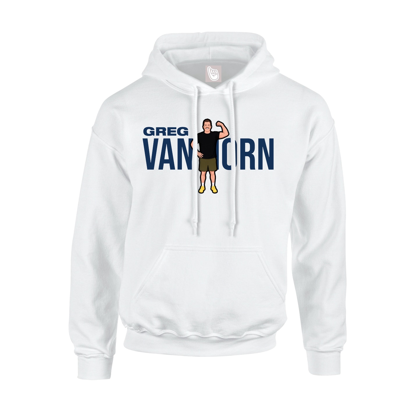 Hoodie — Player Name in White