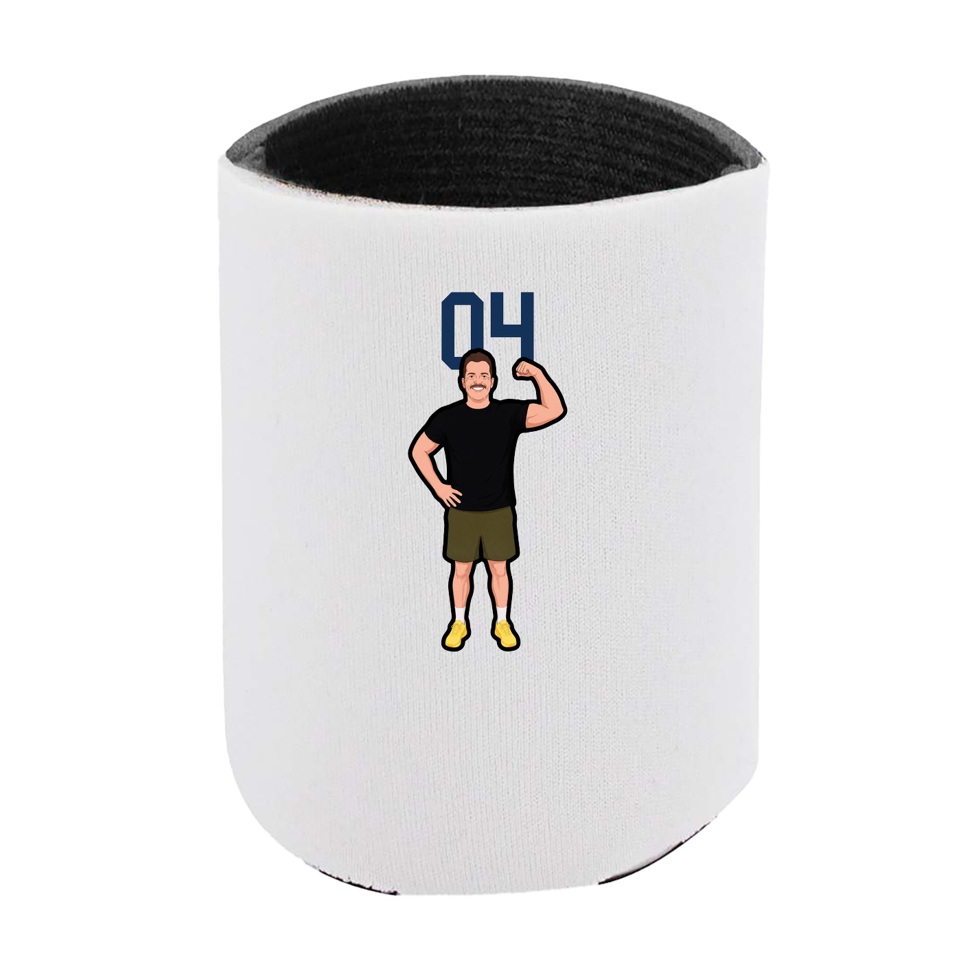 Can Holder — Number Top in White