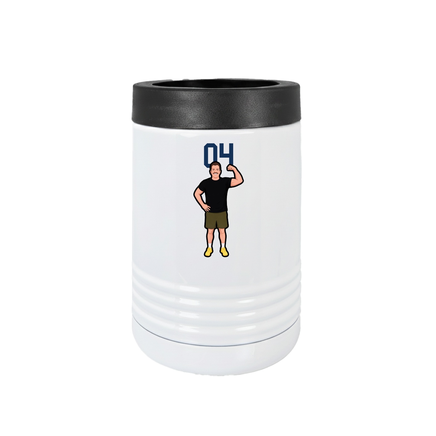 Beverage Holder — Number Top in White